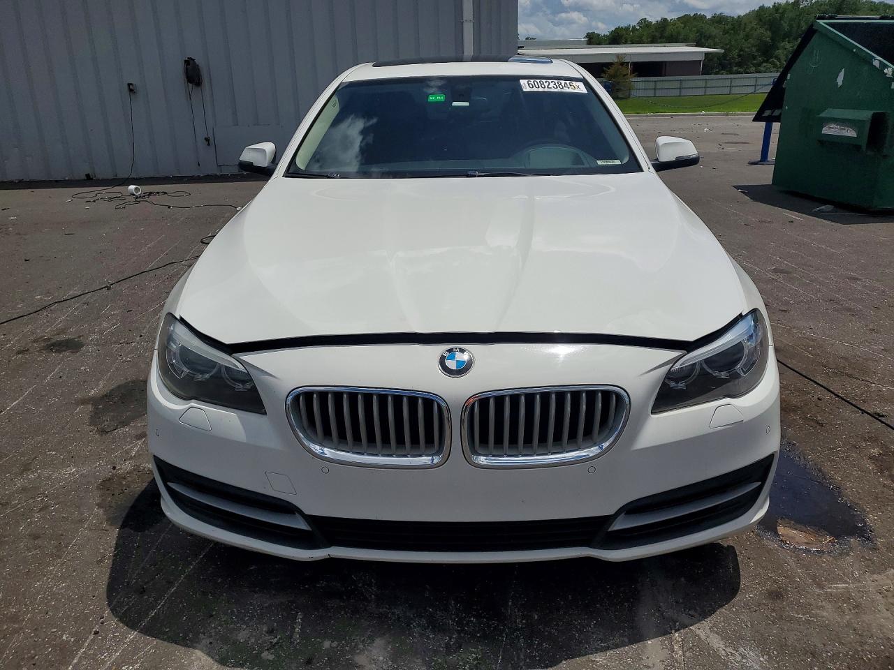 2014 Bmw Activehybrid 5 White vin: WBA5E1C58ED221007