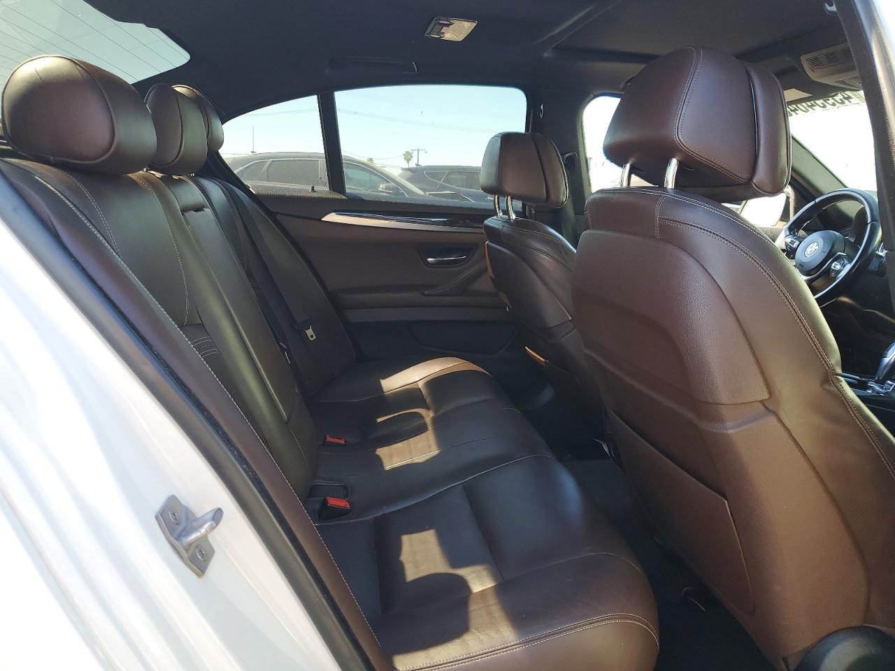 2014 Bmw Activehybrid 5 White vin: WBA5E1C59ED221050
