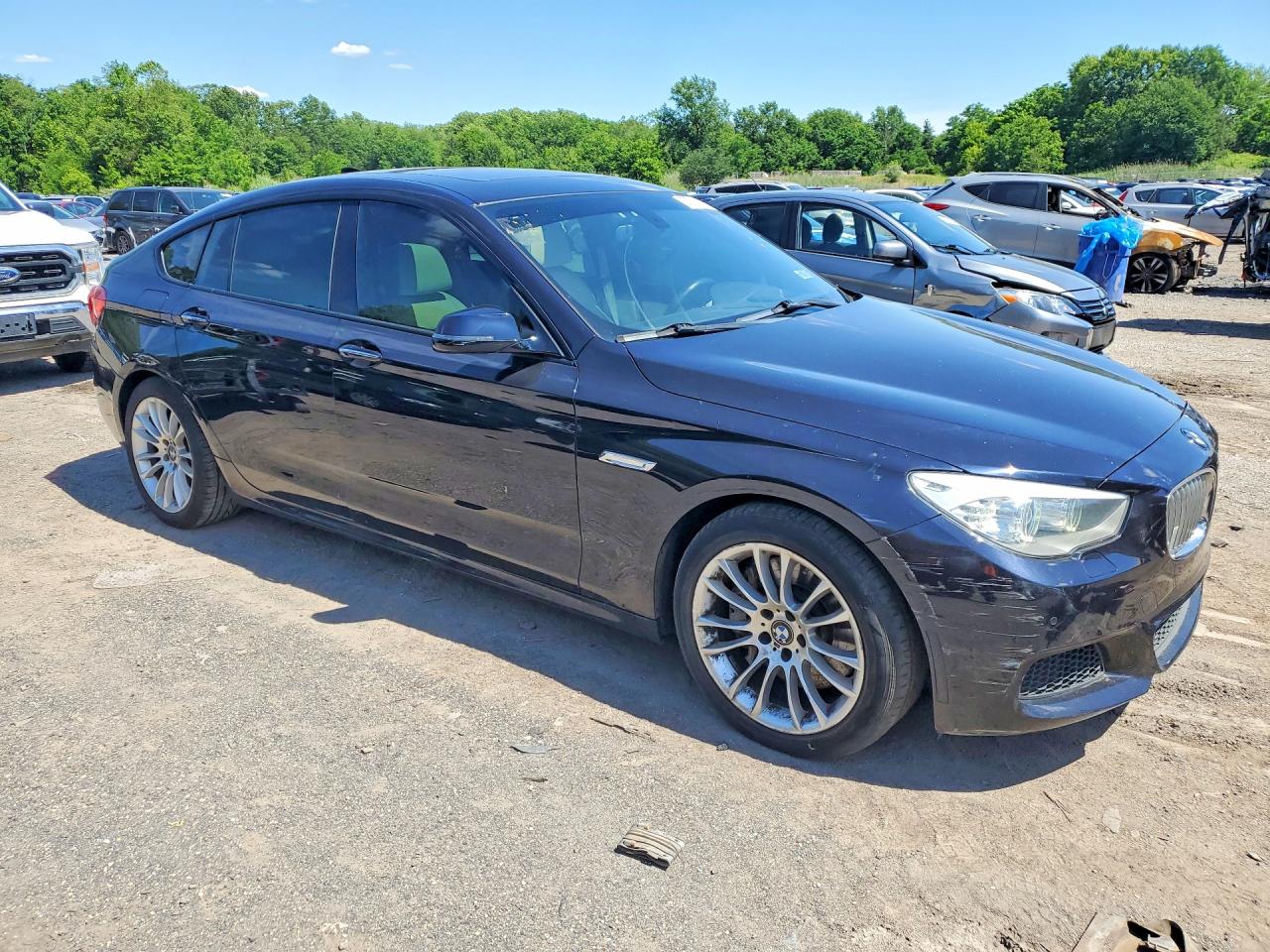 2014 Bmw 550 Xigt Blue vin: WBA5M0C51ED084943