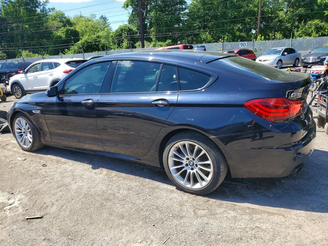 2014 Bmw 550 Xigt Blue vin: WBA5M0C51ED084943