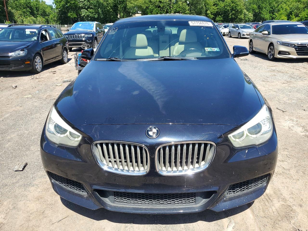2014 Bmw 550 Xigt Blue vin: WBA5M0C51ED084943