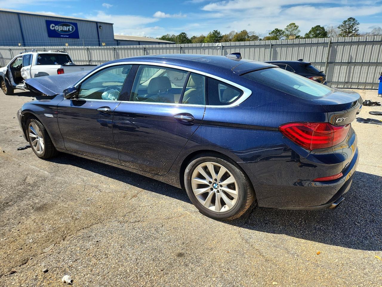 2015 Bmw 550 Xigt Blue vin: WBA5M0C58FD085041