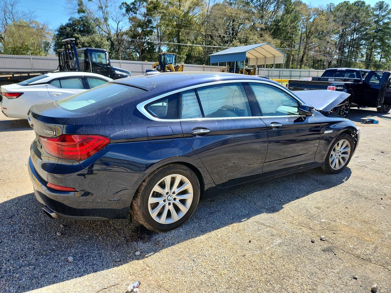 2015 Bmw 550 Xigt Blue vin: WBA5M0C58FD085041