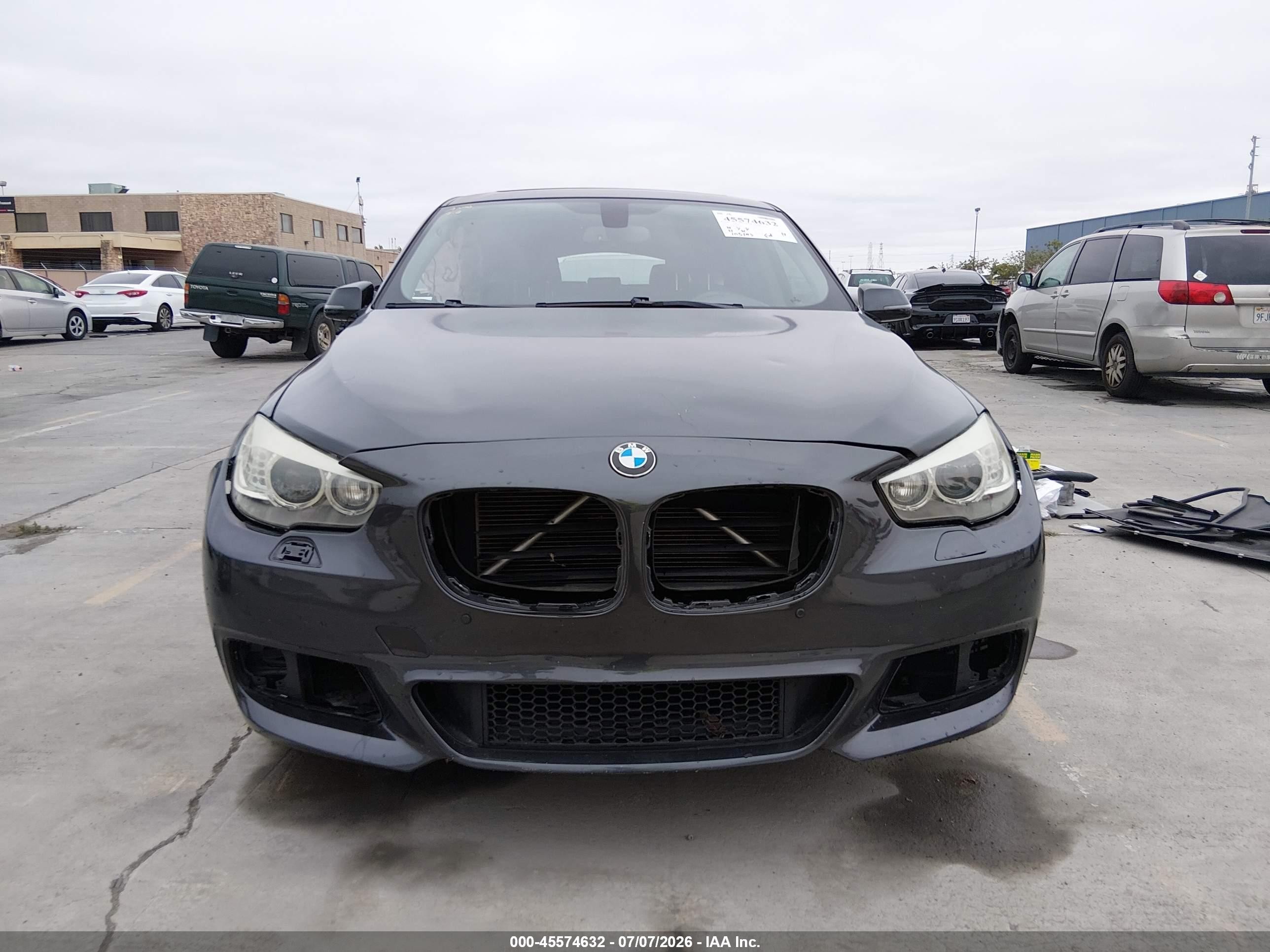 2014 Bmw 535i Gran Turismo   Black vin: WBA5M2C52ED871864