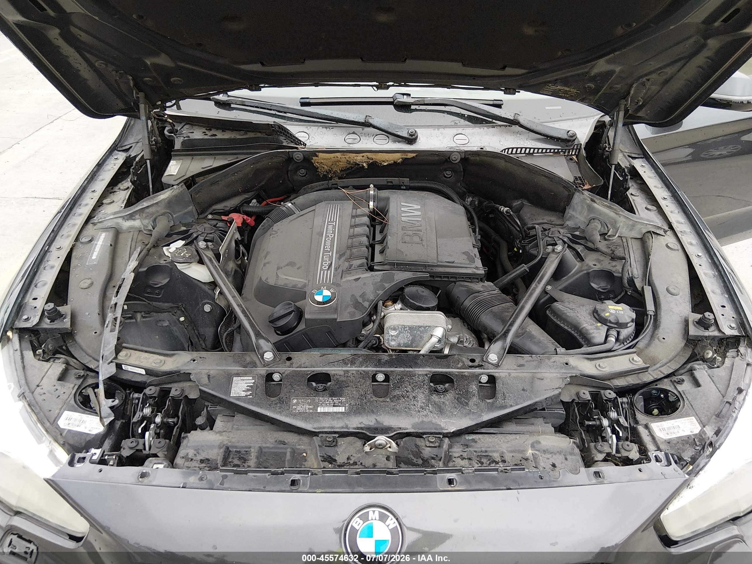 2014 Bmw 535i Gran Turismo   Black vin: WBA5M2C52ED871864