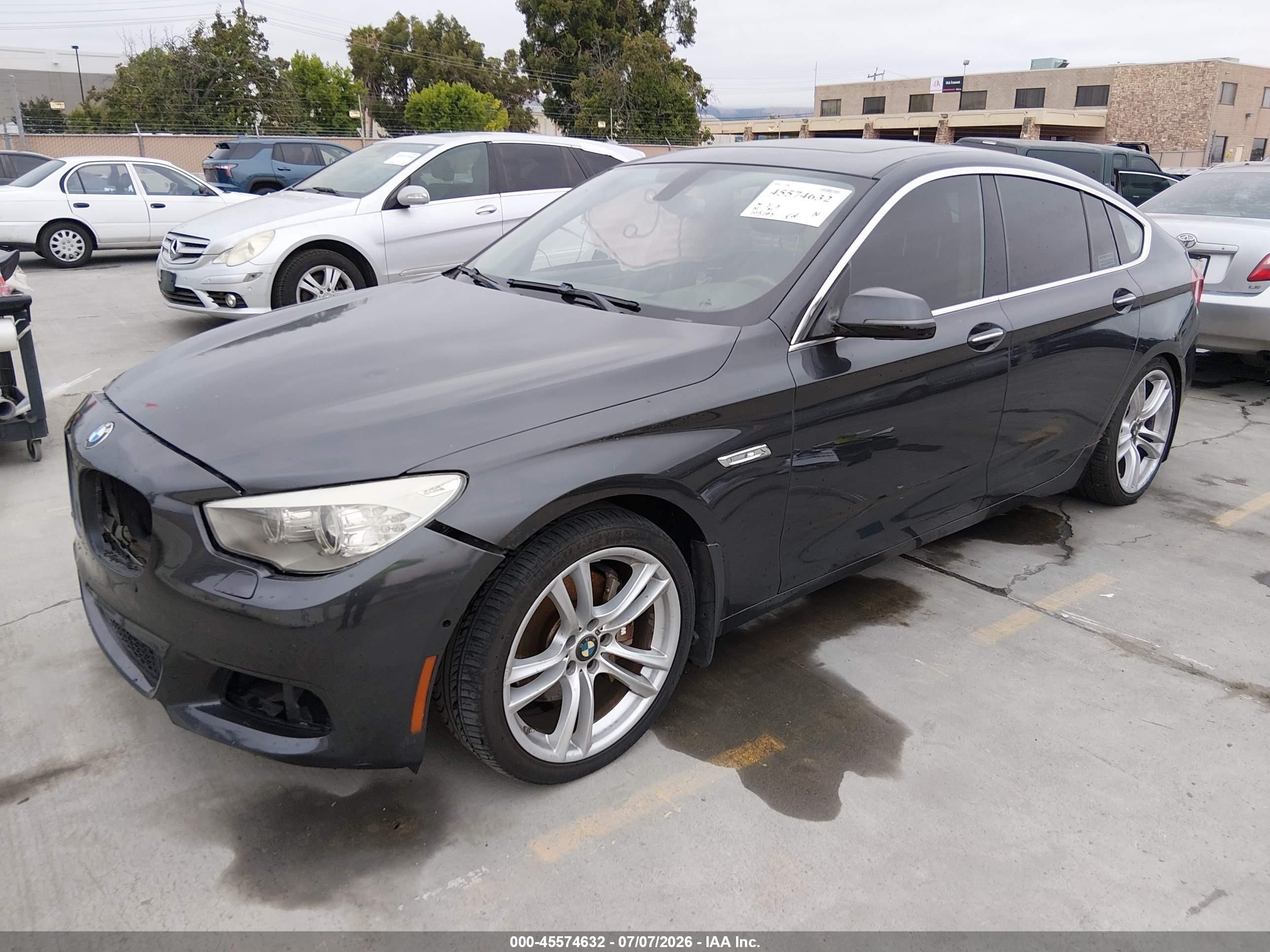 2014 Bmw 535i Gran Turismo   Black vin: WBA5M2C52ED871864