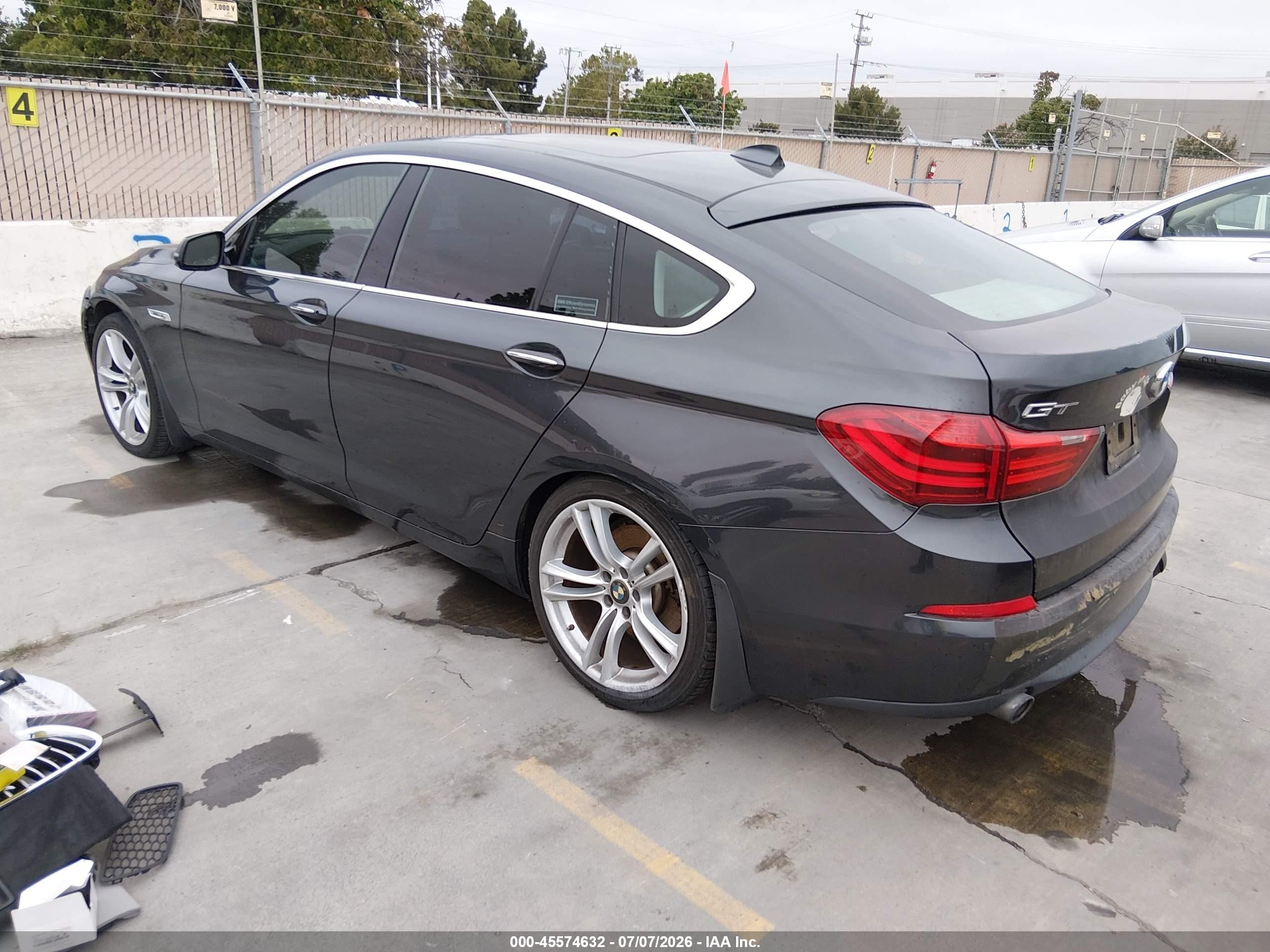2014 Bmw 535i Gran Turismo   Black vin: WBA5M2C52ED871864