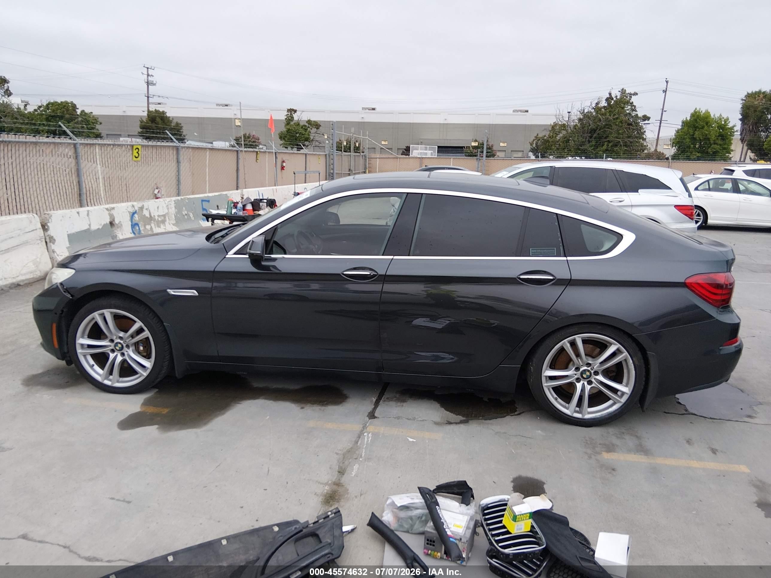 2014 Bmw 535i Gran Turismo   Black vin: WBA5M2C52ED871864