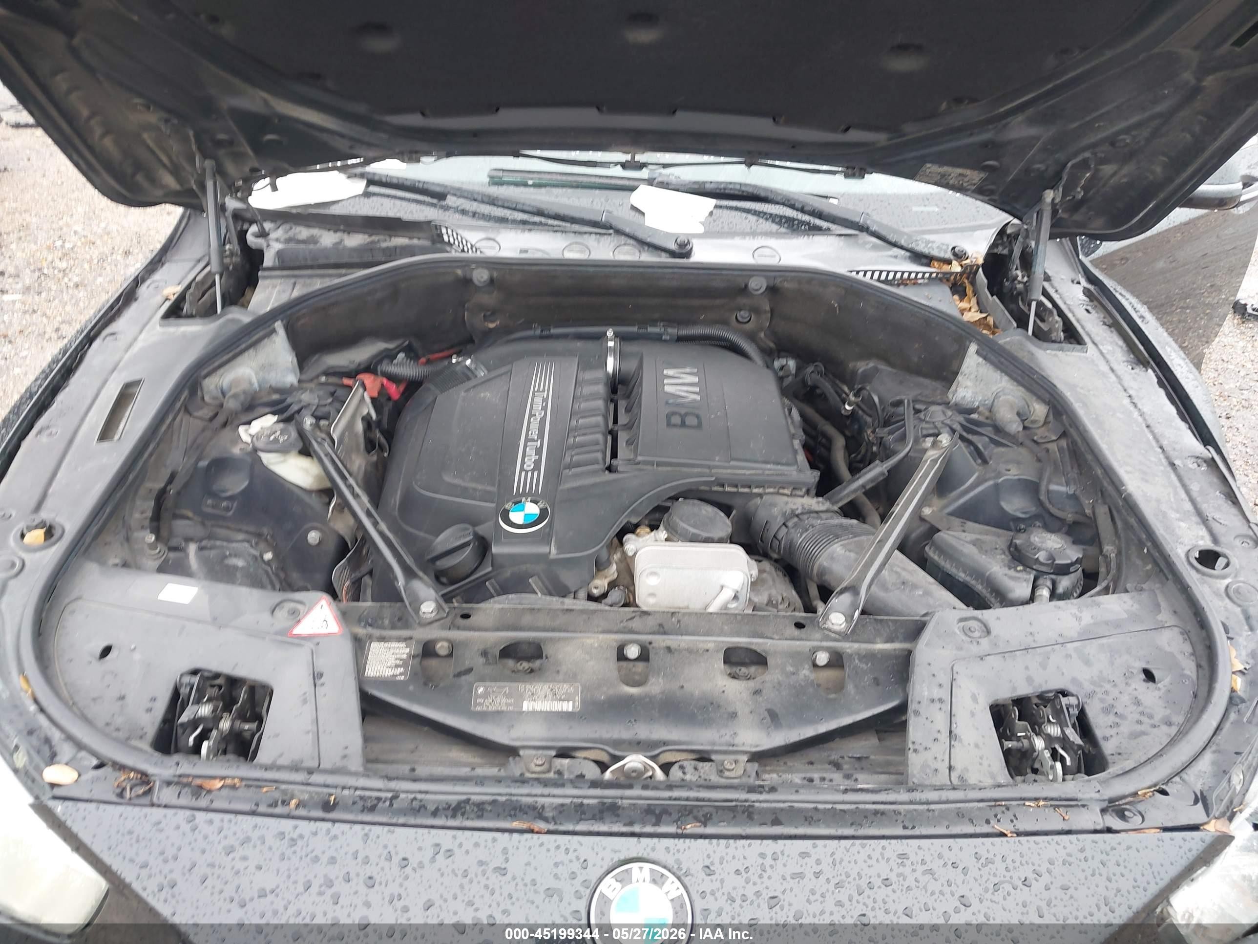2014 Bmw 535i Gran Turismo   Black vin: WBA5M2C56ED085792