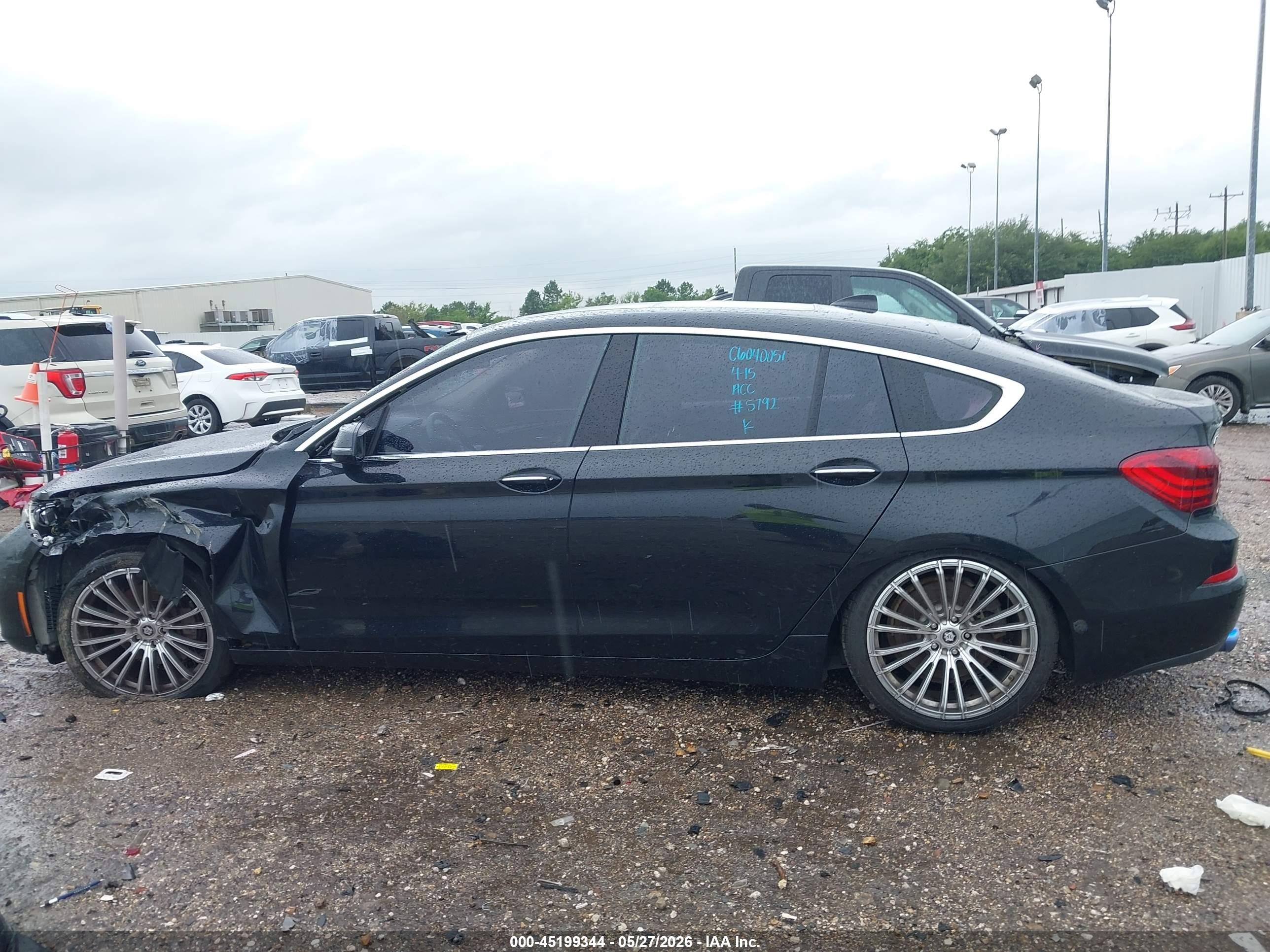 2014 Bmw 535i Gran Turismo   Black vin: WBA5M2C56ED085792