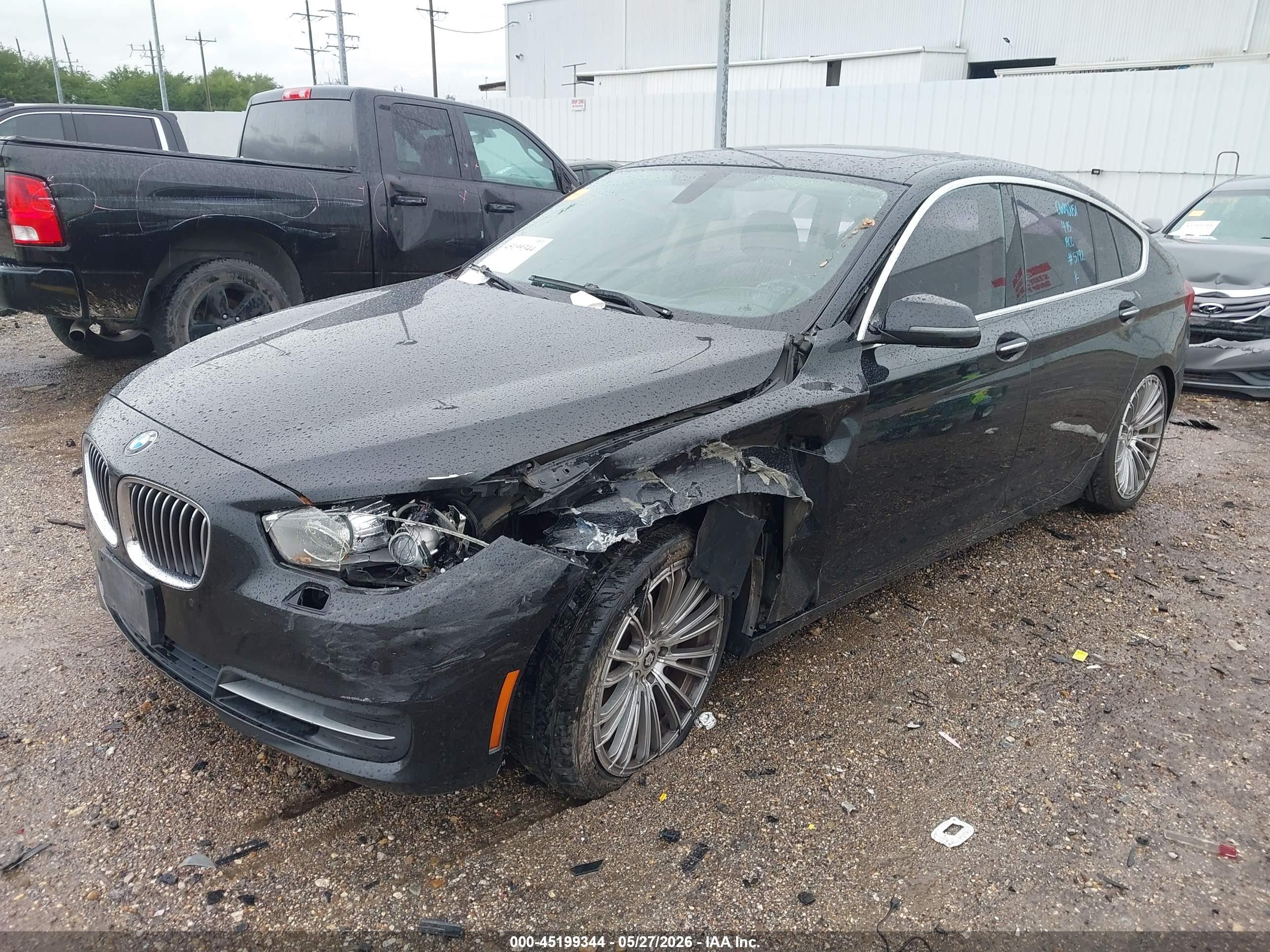 2014 Bmw 535i Gran Turismo   Black vin: WBA5M2C56ED085792