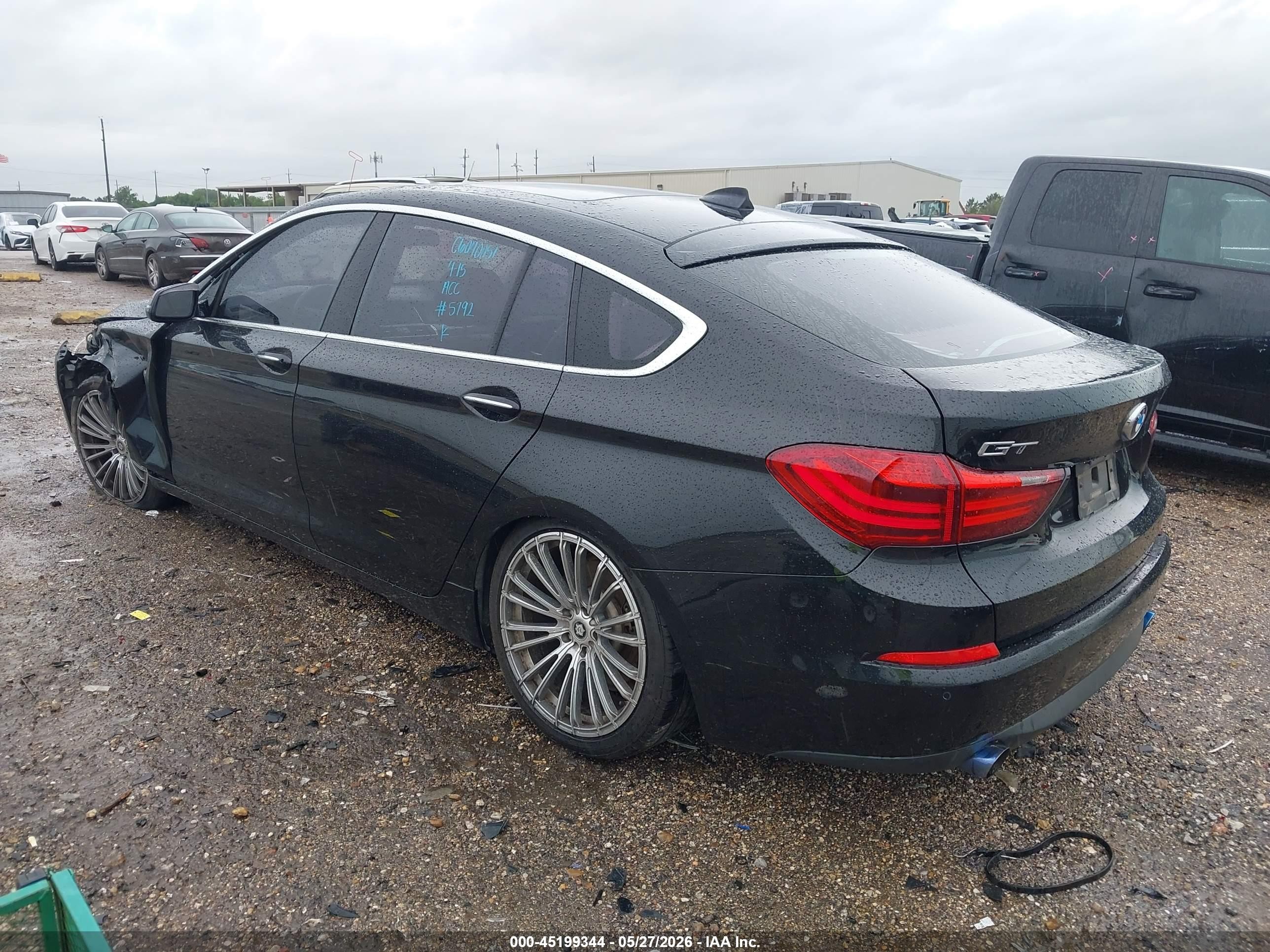 2014 Bmw 535i Gran Turismo   Black vin: WBA5M2C56ED085792