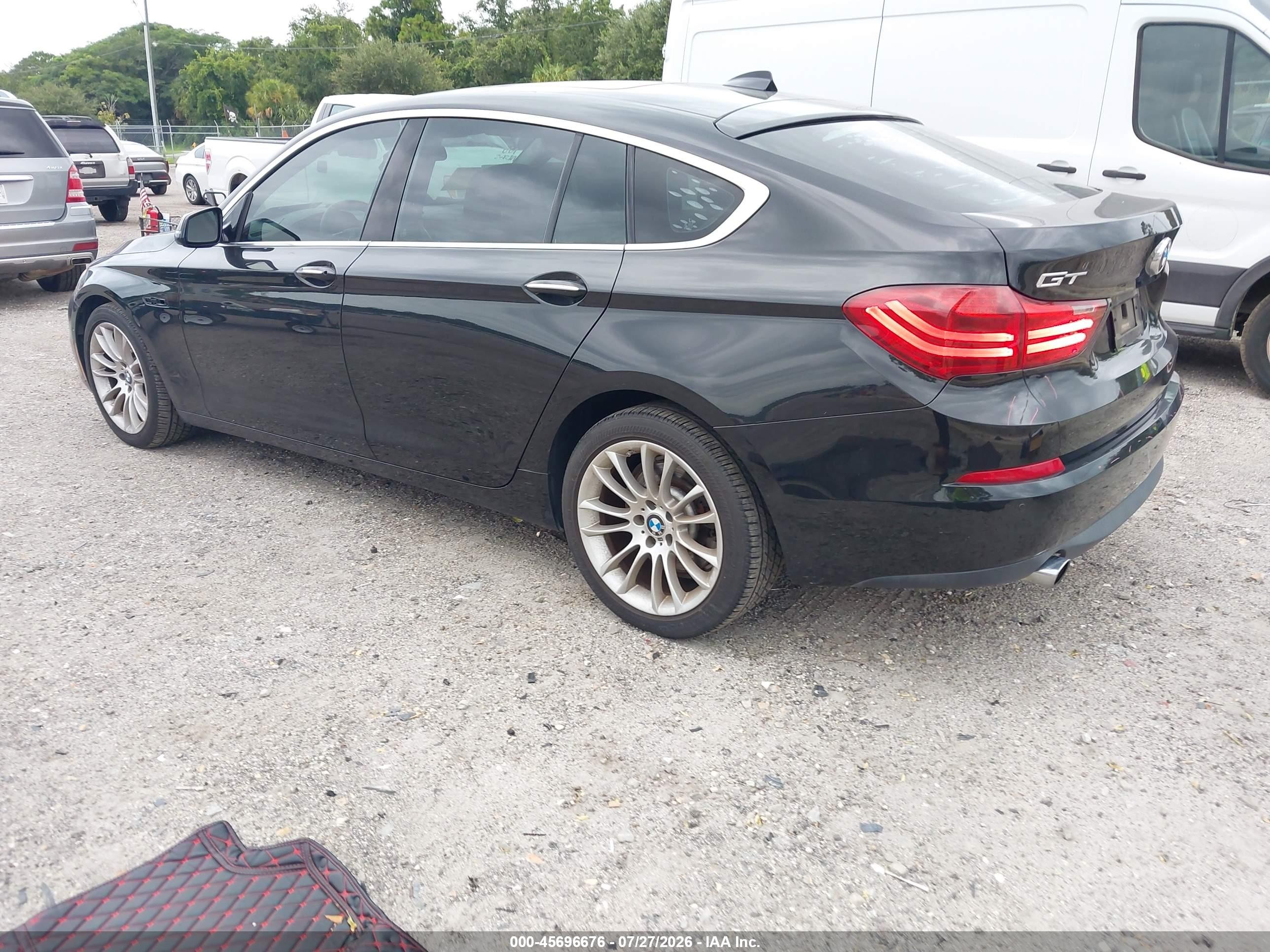 2015 Bmw 535i Gran Turismo   Black vin: WBA5M2C57FD872185
