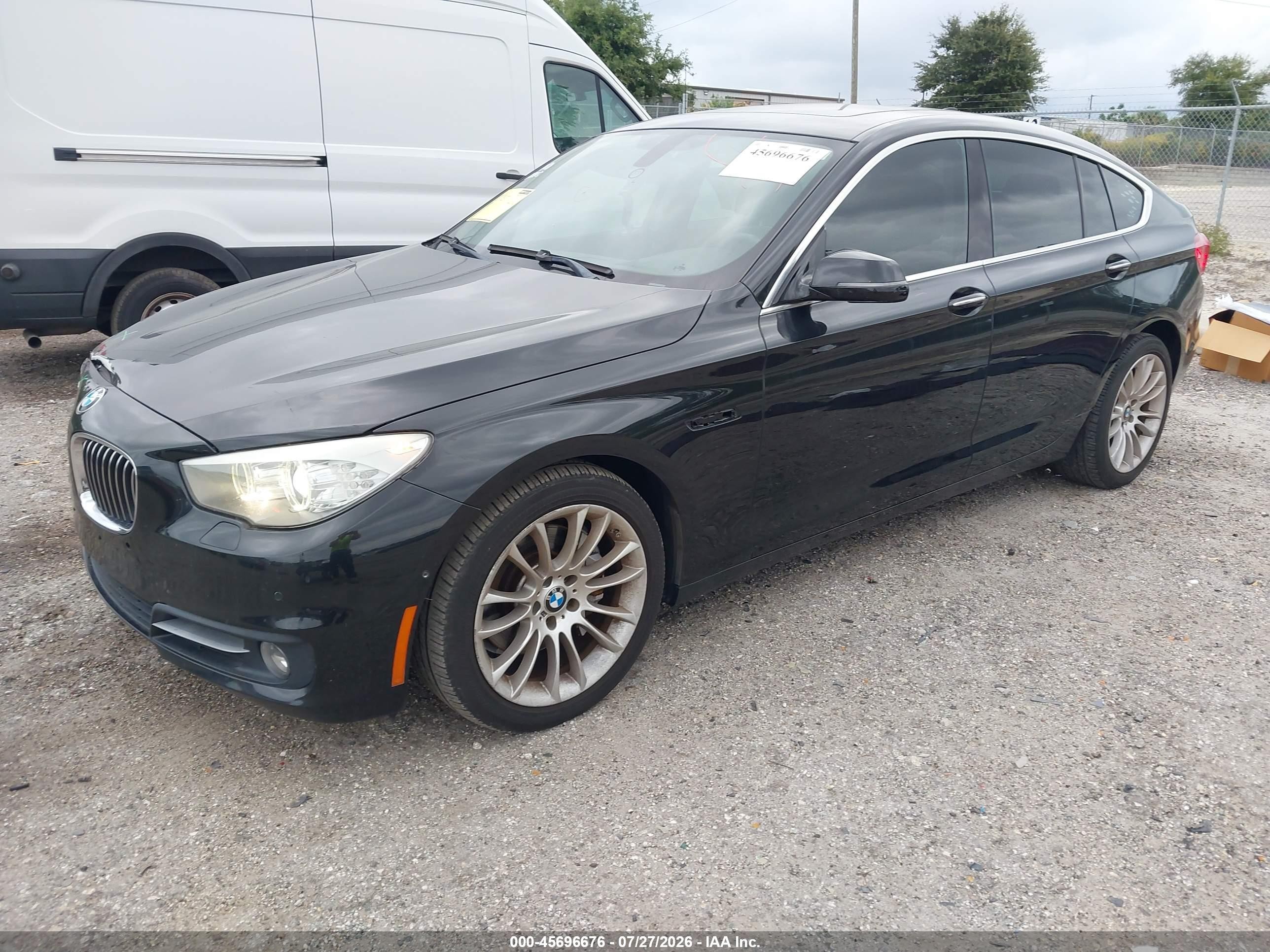 2015 Bmw 535i Gran Turismo   Black vin: WBA5M2C57FD872185