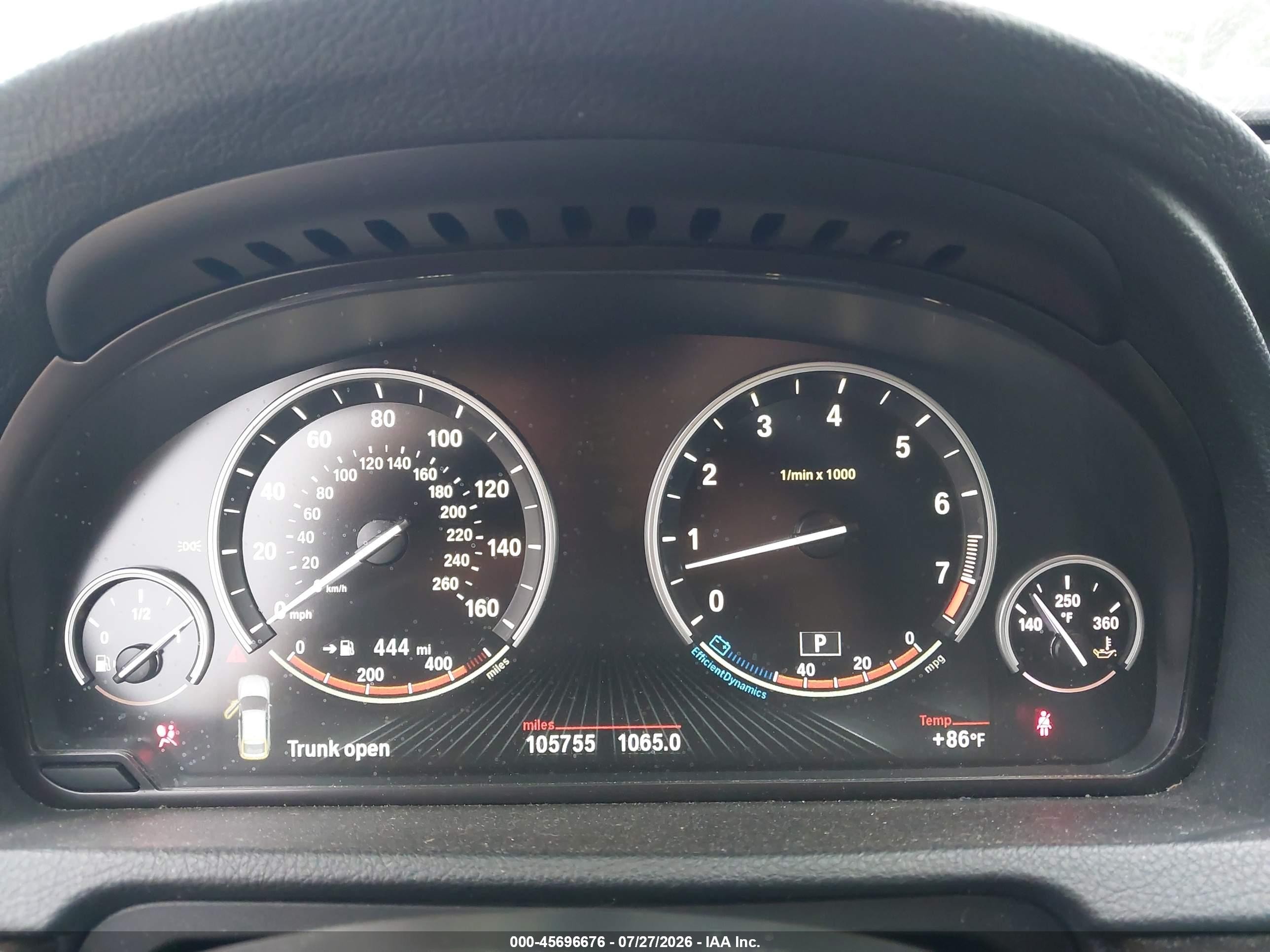 2015 Bmw 535i Gran Turismo   Black vin: WBA5M2C57FD872185