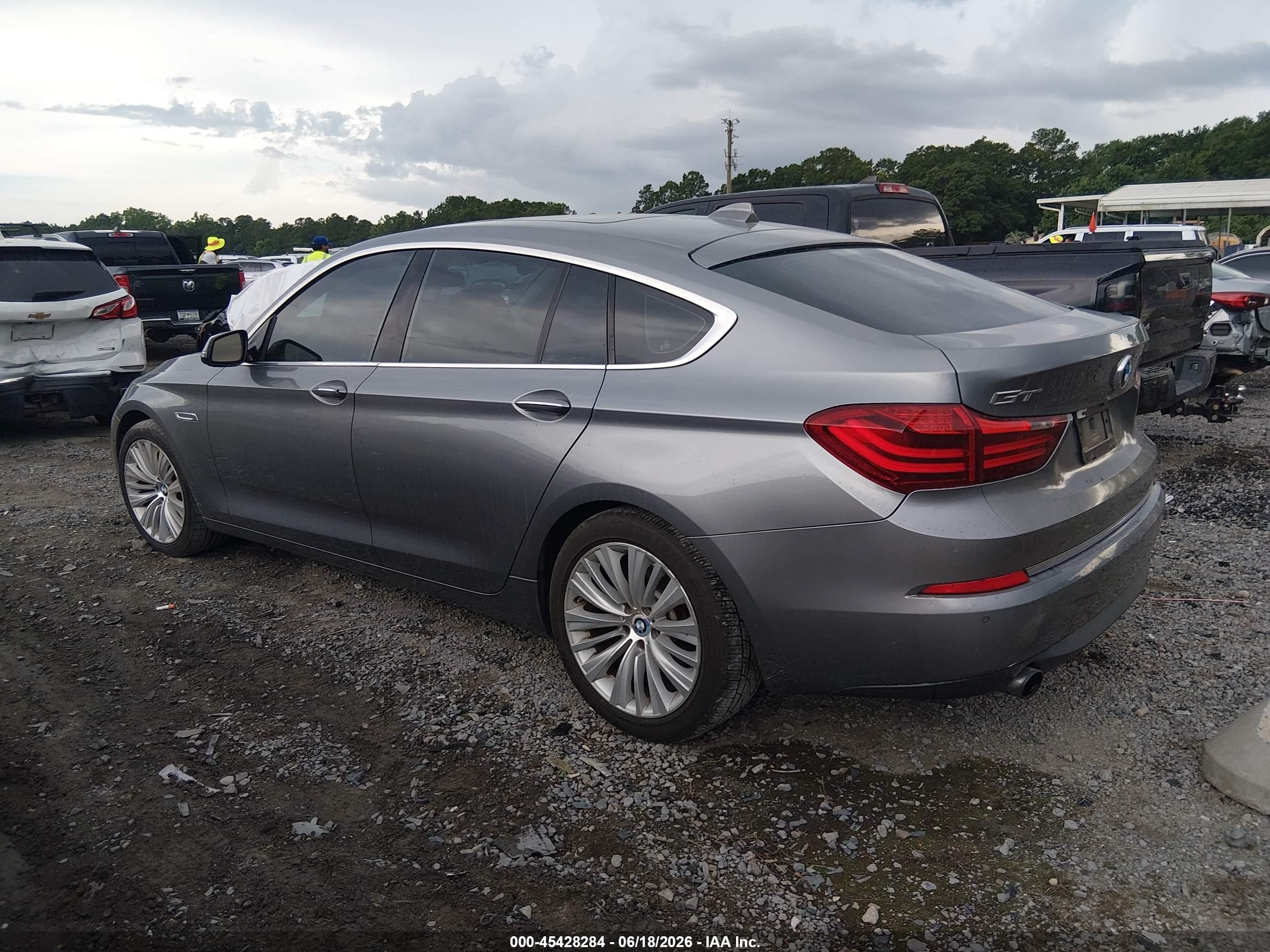 2015 Bmw 535i Gran Turismo   Gray vin: WBA5M2C57FGH99093