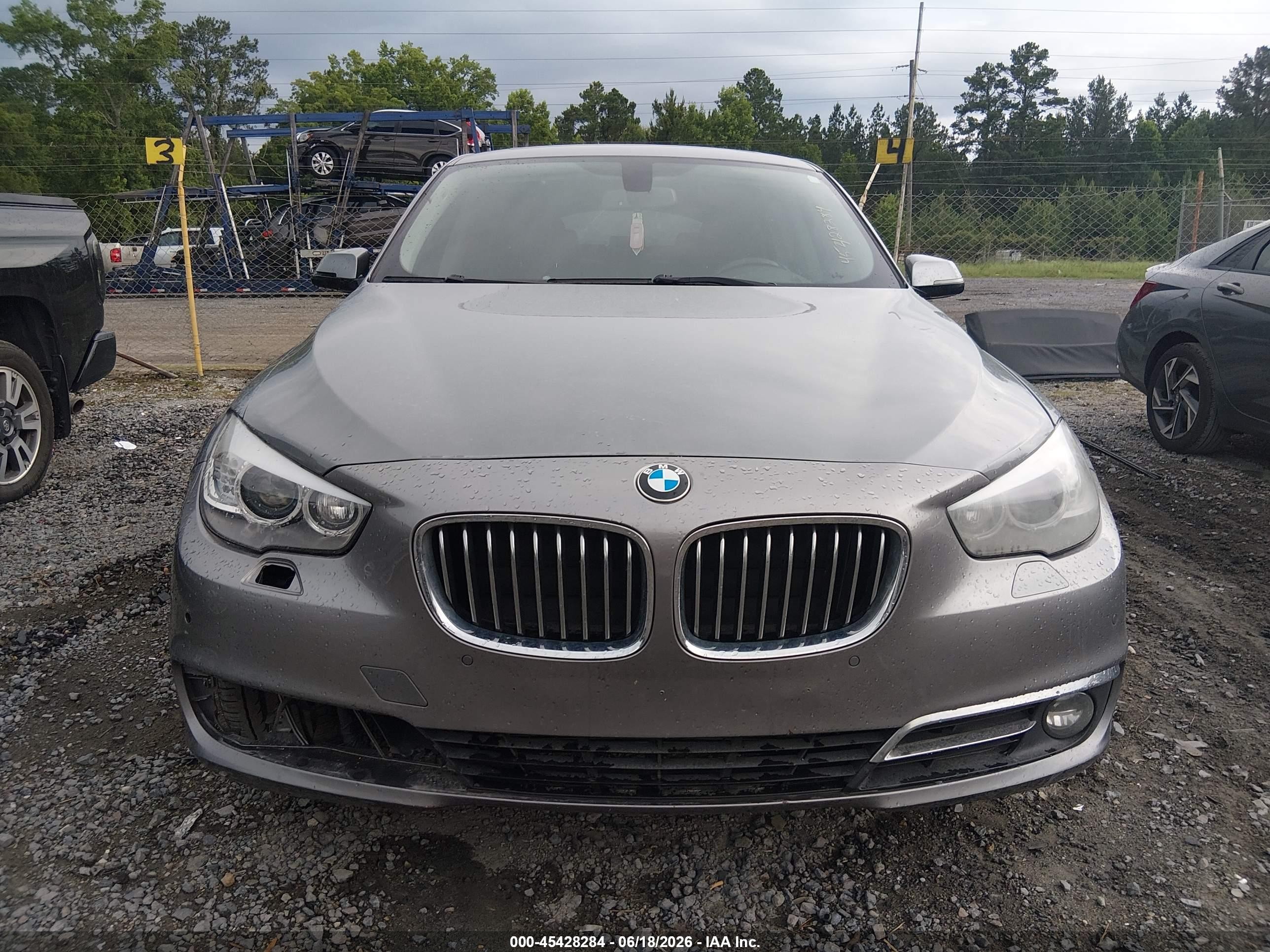 2015 Bmw 535i Gran Turismo   Gray vin: WBA5M2C57FGH99093