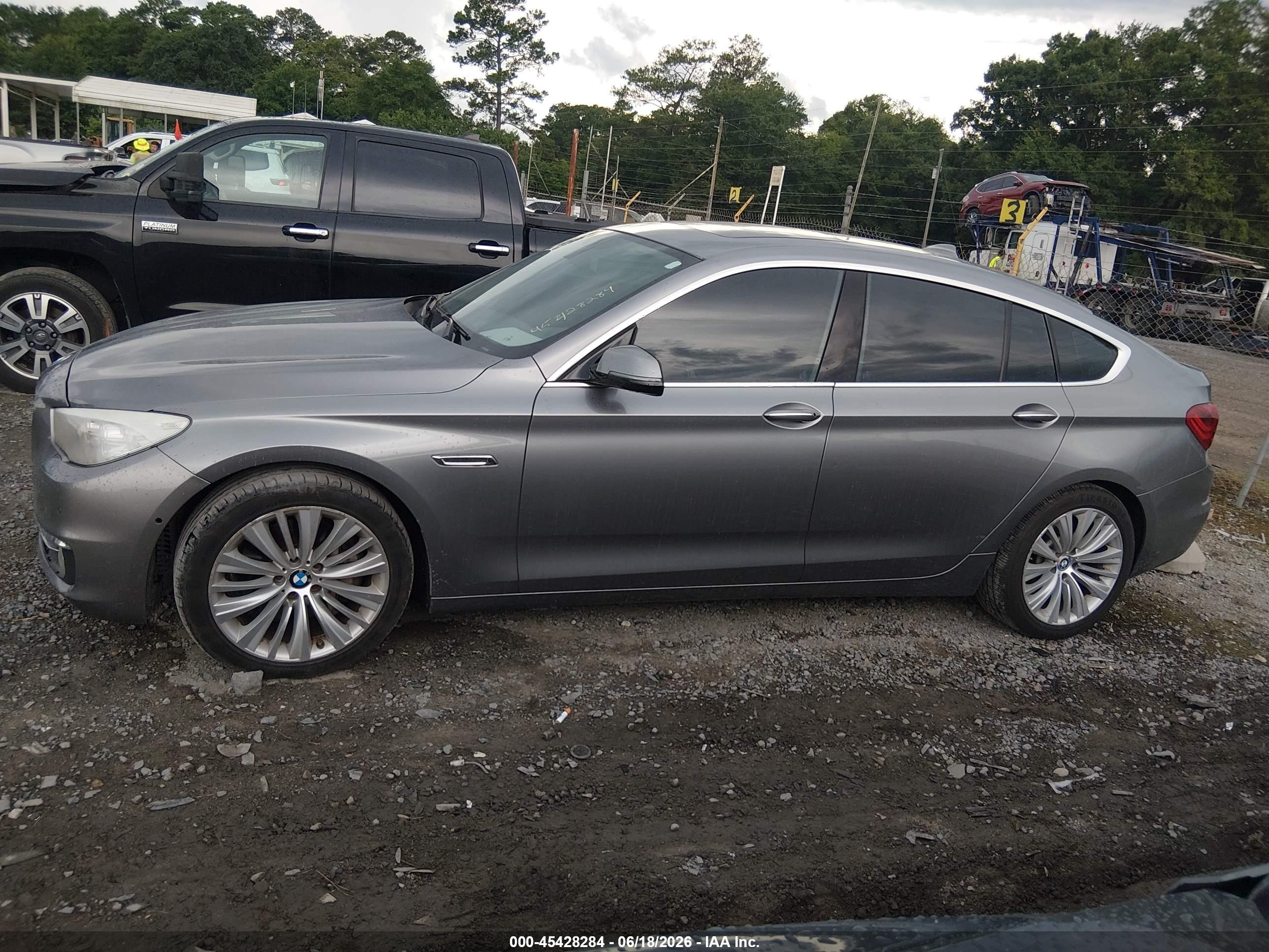 2015 Bmw 535i Gran Turismo   Gray vin: WBA5M2C57FGH99093