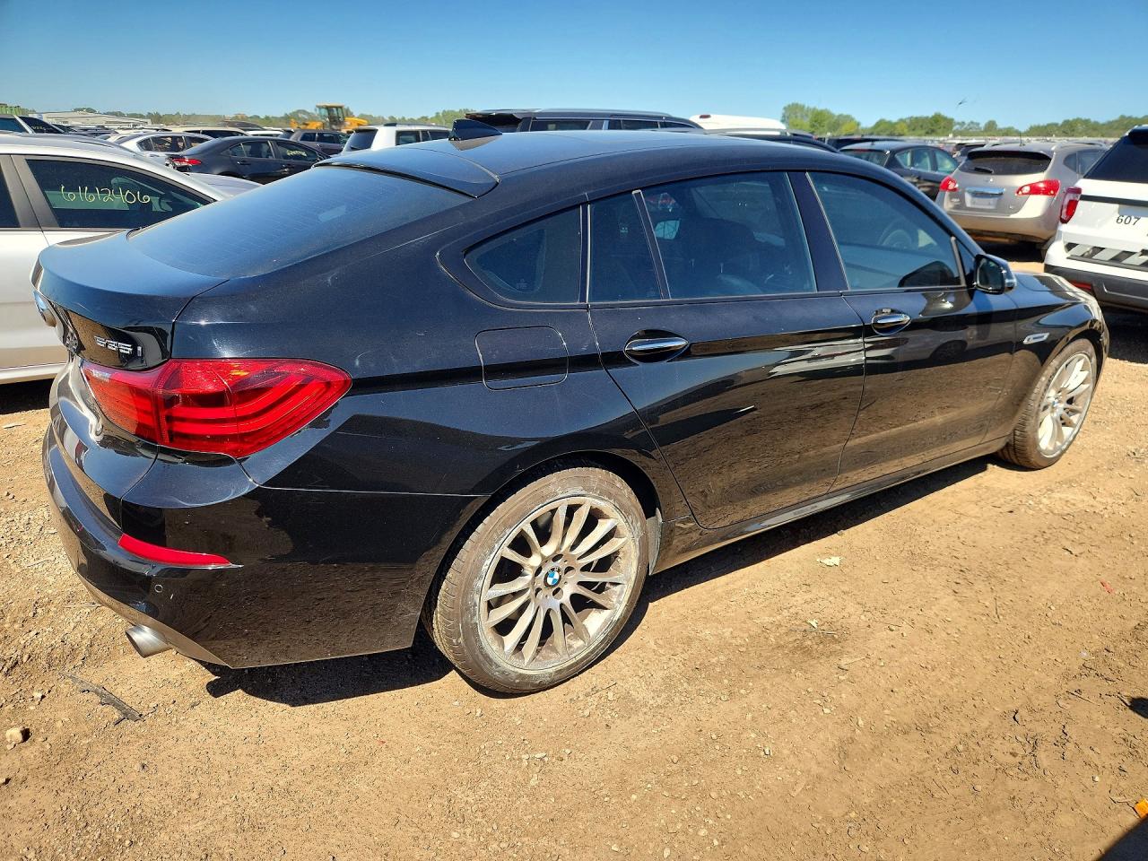 2014 Bmw 535 Xigt Черный vin: WBA5M4C50ED183390