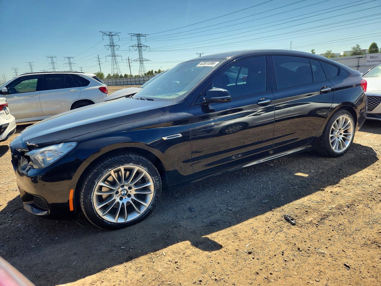 2014 Bmw 535 Xigt Черный vin: WBA5M4C50ED183390