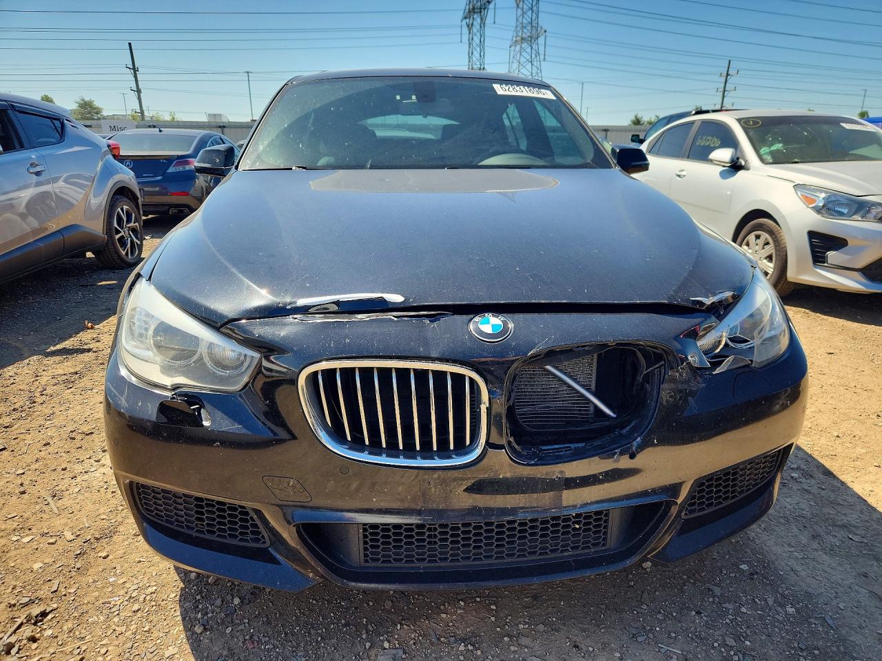 2014 Bmw 535 Xigt Черный vin: WBA5M4C50ED183390