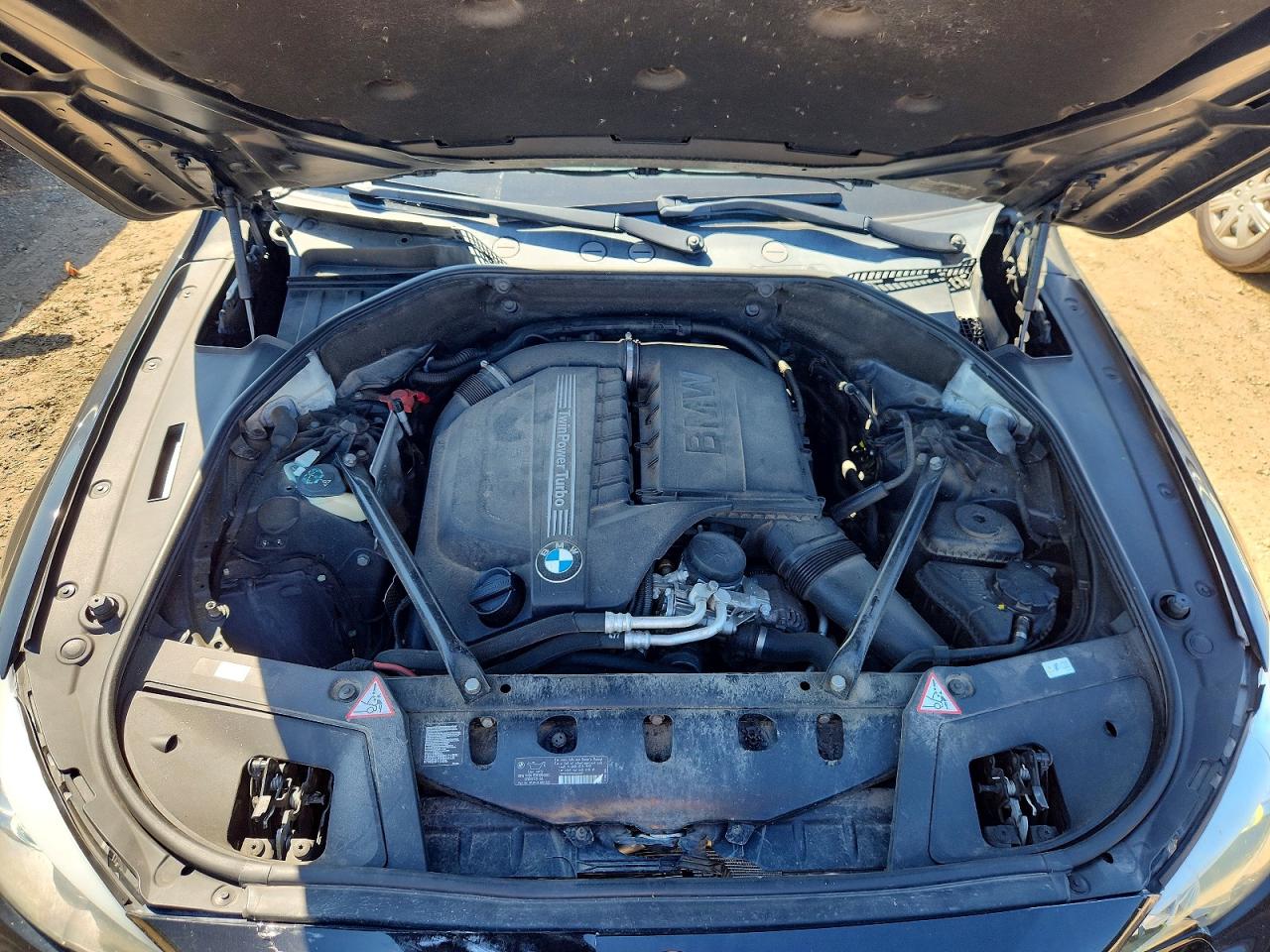 2014 Bmw 535 Xigt Черный vin: WBA5M4C50ED183390
