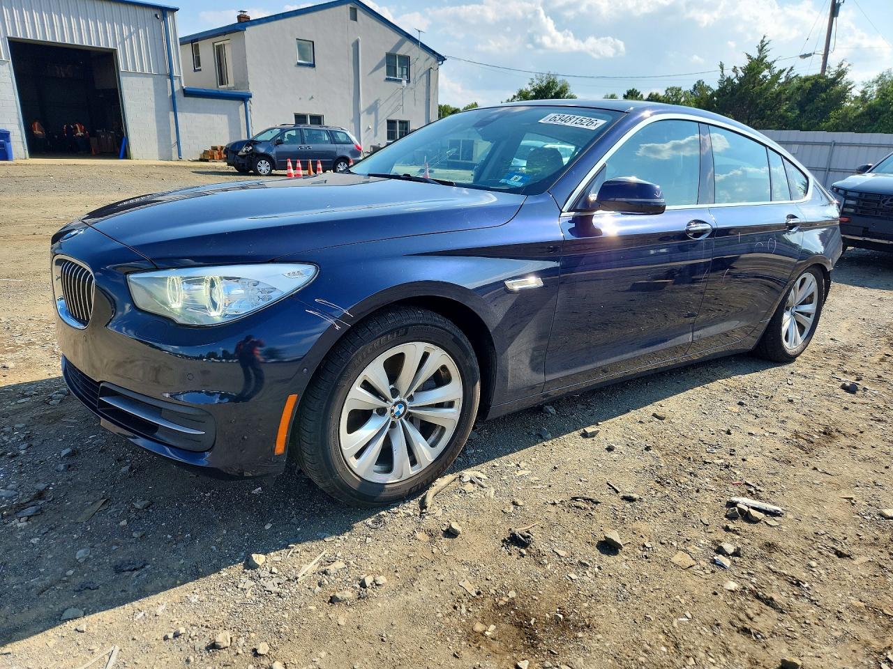 2014 Bmw 535 Xigt Blue vin: WBA5M4C54ED183392