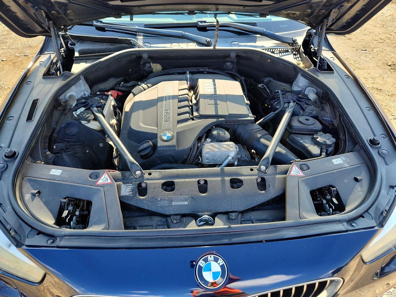 2014 Bmw 535 Xigt Blue vin: WBA5M4C54ED183392