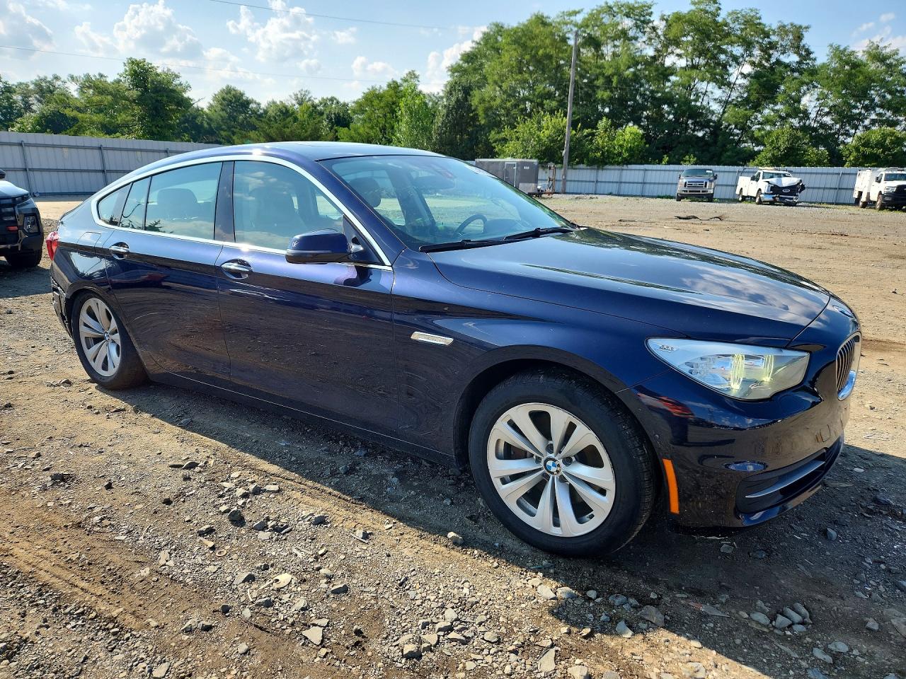 2014 Bmw 535 Xigt Blue vin: WBA5M4C54ED183392