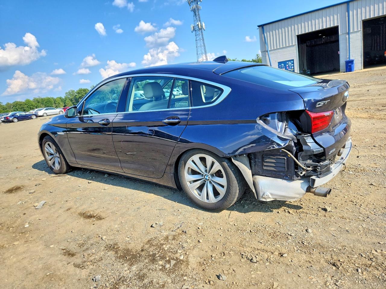 2014 Bmw 535 Xigt Blue vin: WBA5M4C54ED183392