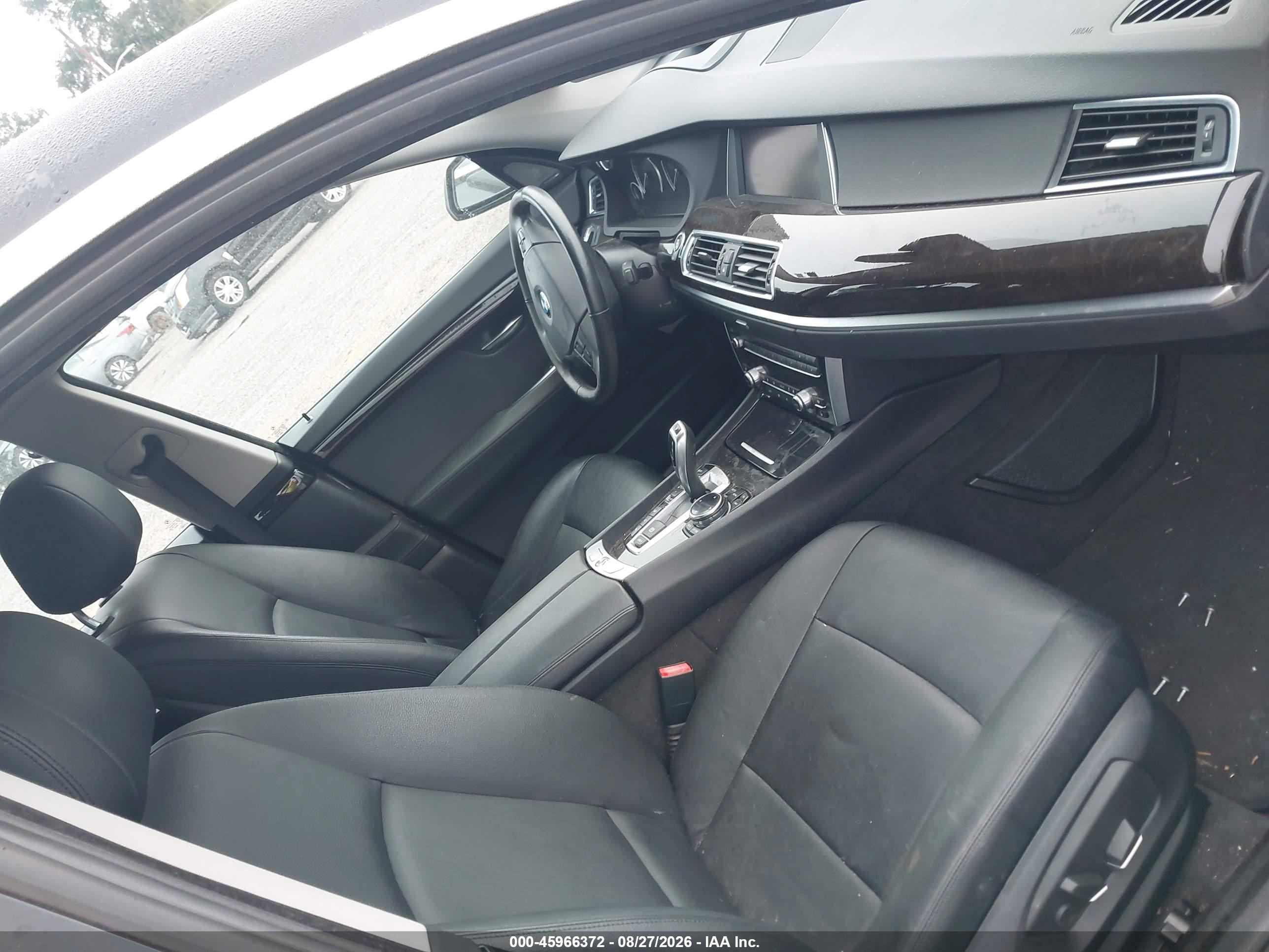 2014 Bmw 535i Gran Turismo Xdrive Черный vin: WBA5M4C55ED183353