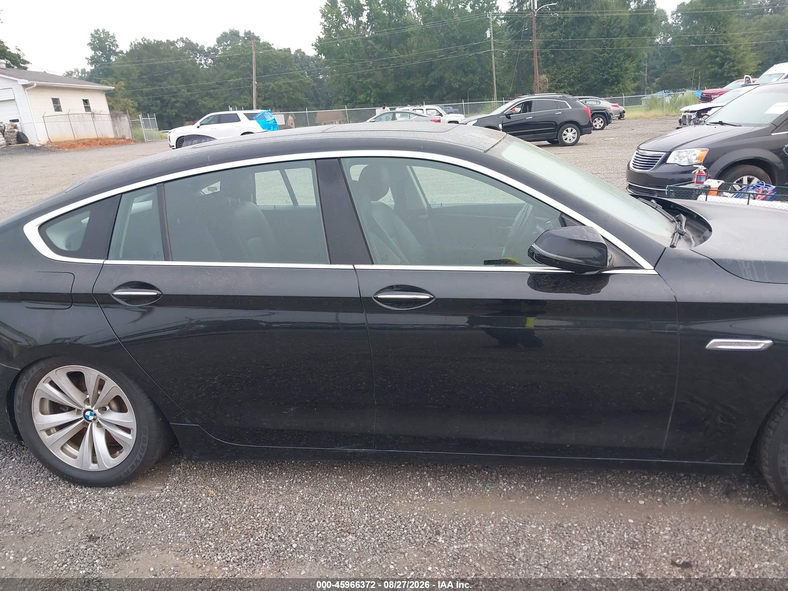 2014 Bmw 535i Gran Turismo Xdrive Черный vin: WBA5M4C55ED183353