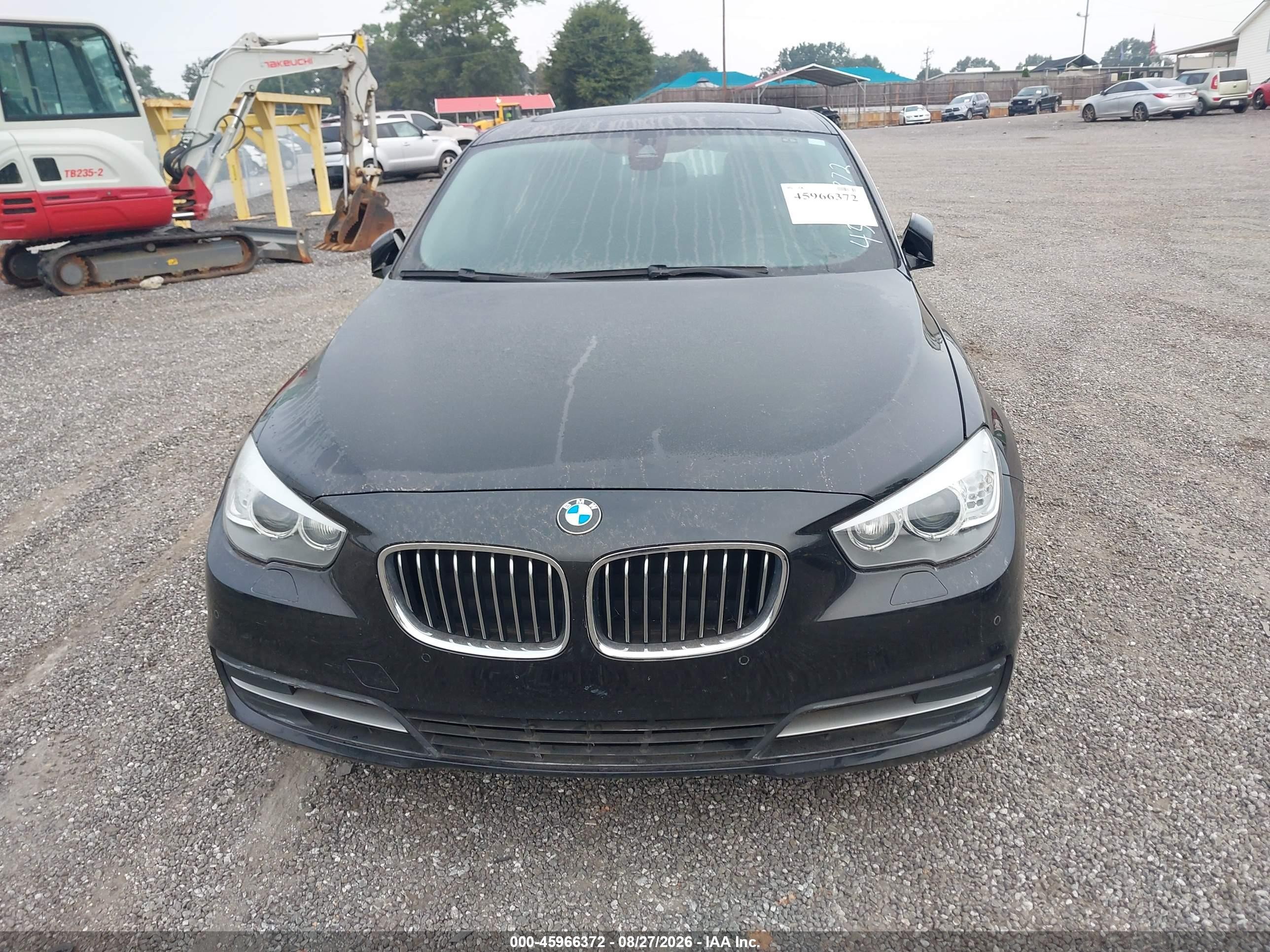 2014 Bmw 535i Gran Turismo Xdrive Черный vin: WBA5M4C55ED183353