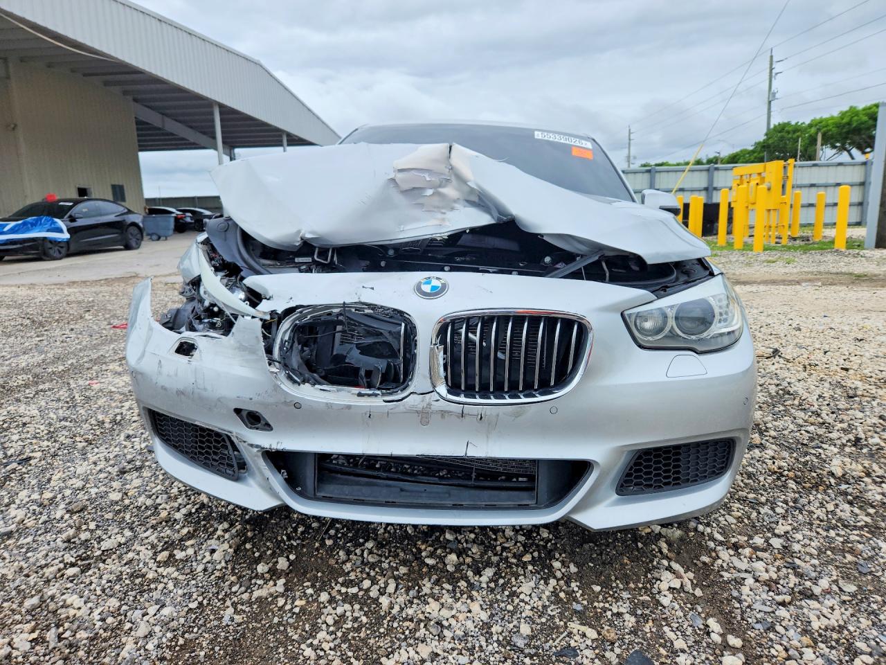 2015 Bmw 535 Xigt Silver vin: WBA5M4C55FD183967