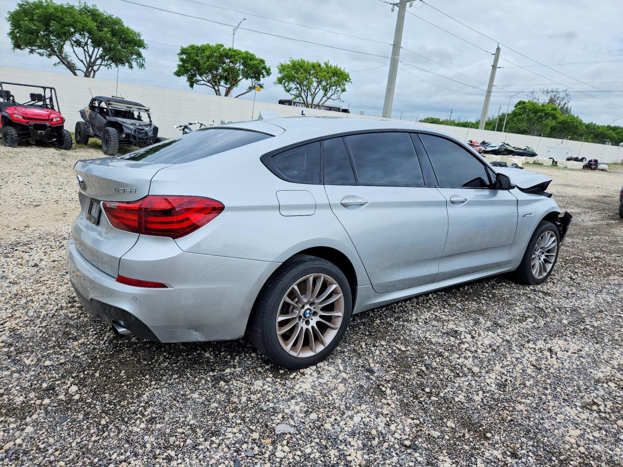 2015 Bmw 535 Xigt Silver vin: WBA5M4C55FD183967