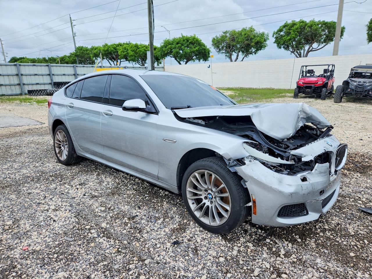 2015 Bmw 535 Xigt Silver vin: WBA5M4C55FD183967