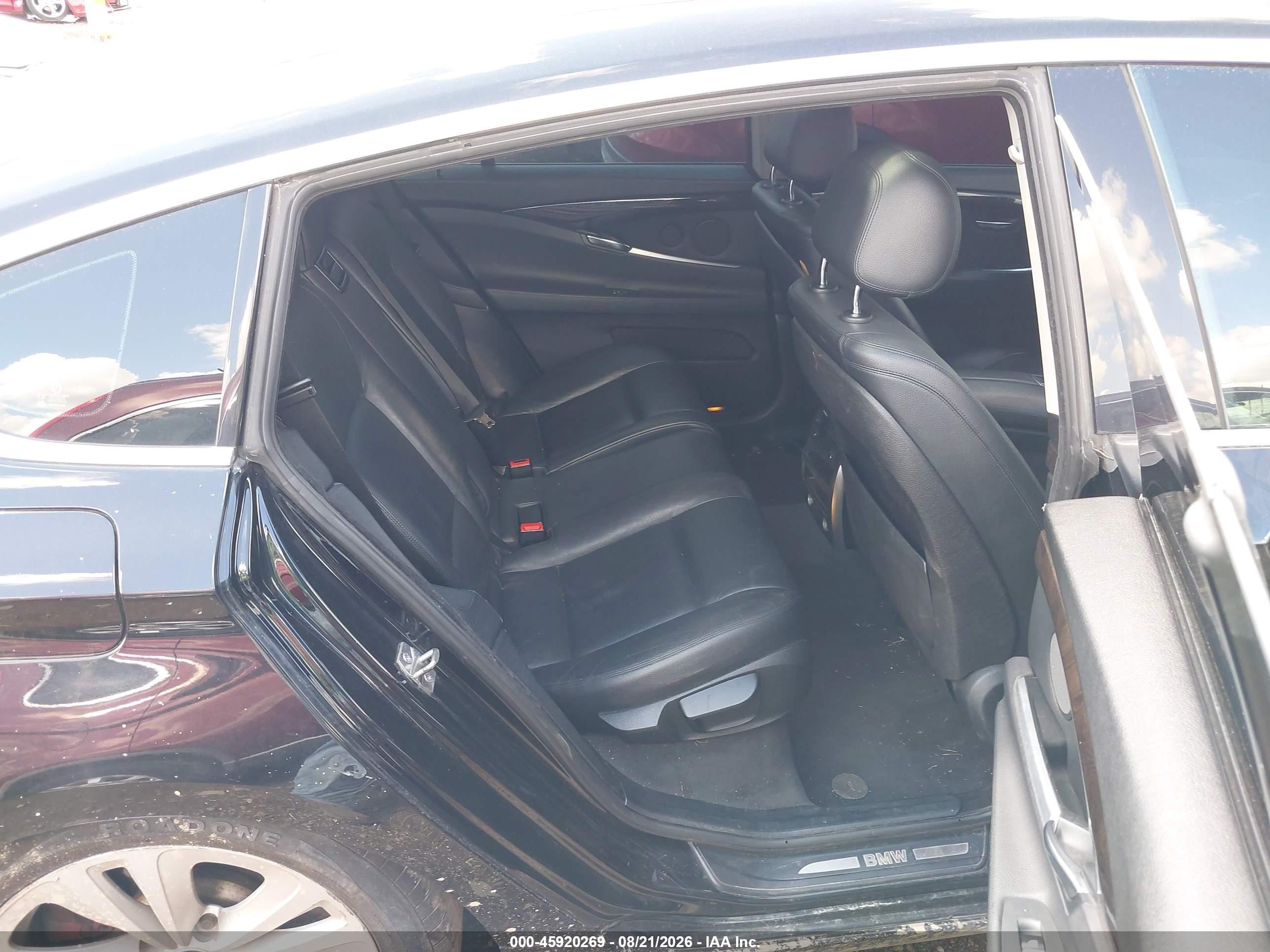 2015 Bmw 535i Gran Turismo Xdrive Черный vin: WBA5M4C57FD184053