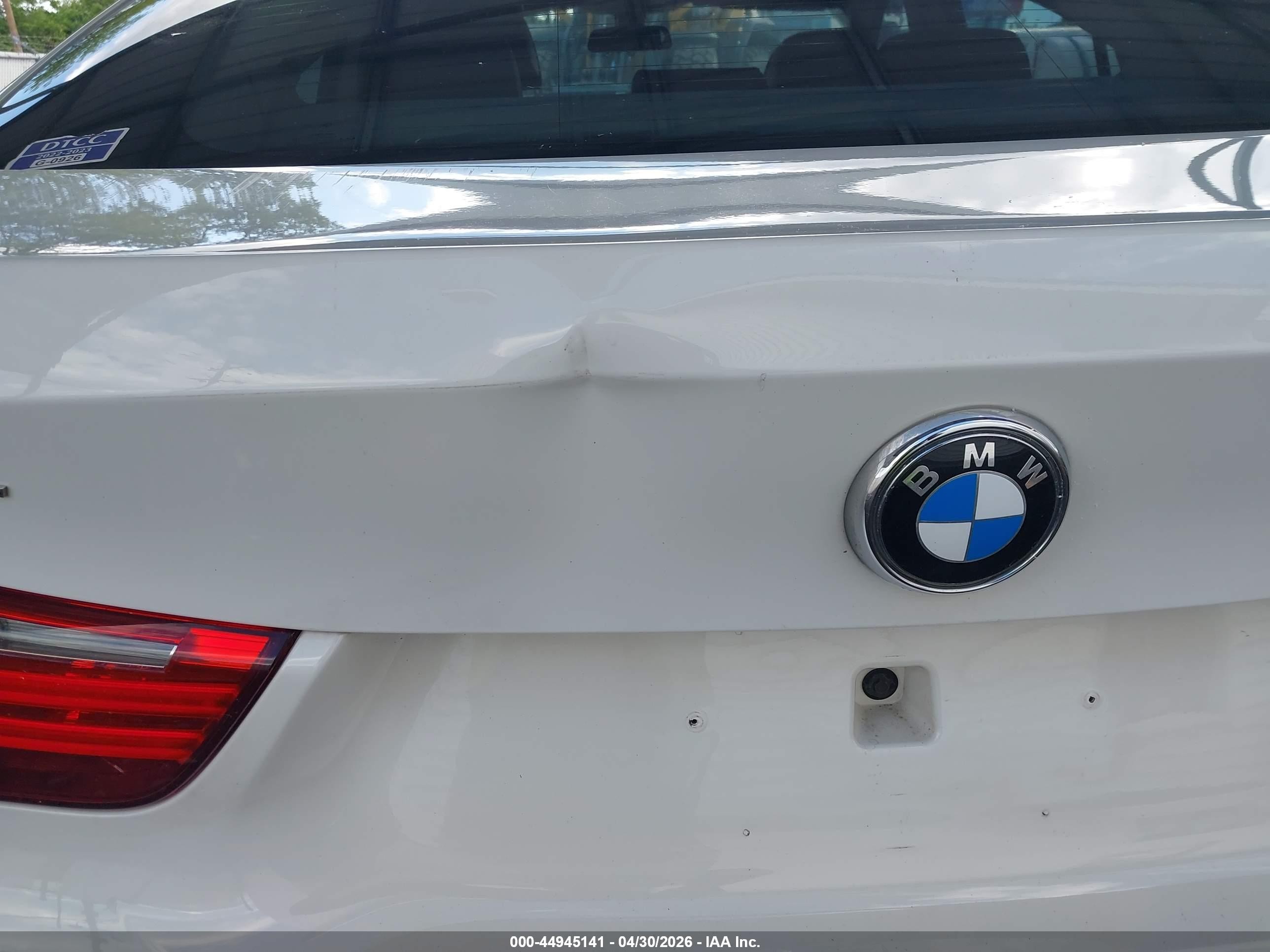 2014 Bmw 535i Gran Turismo Xdrive White vin: WBA5M4C58ED183752