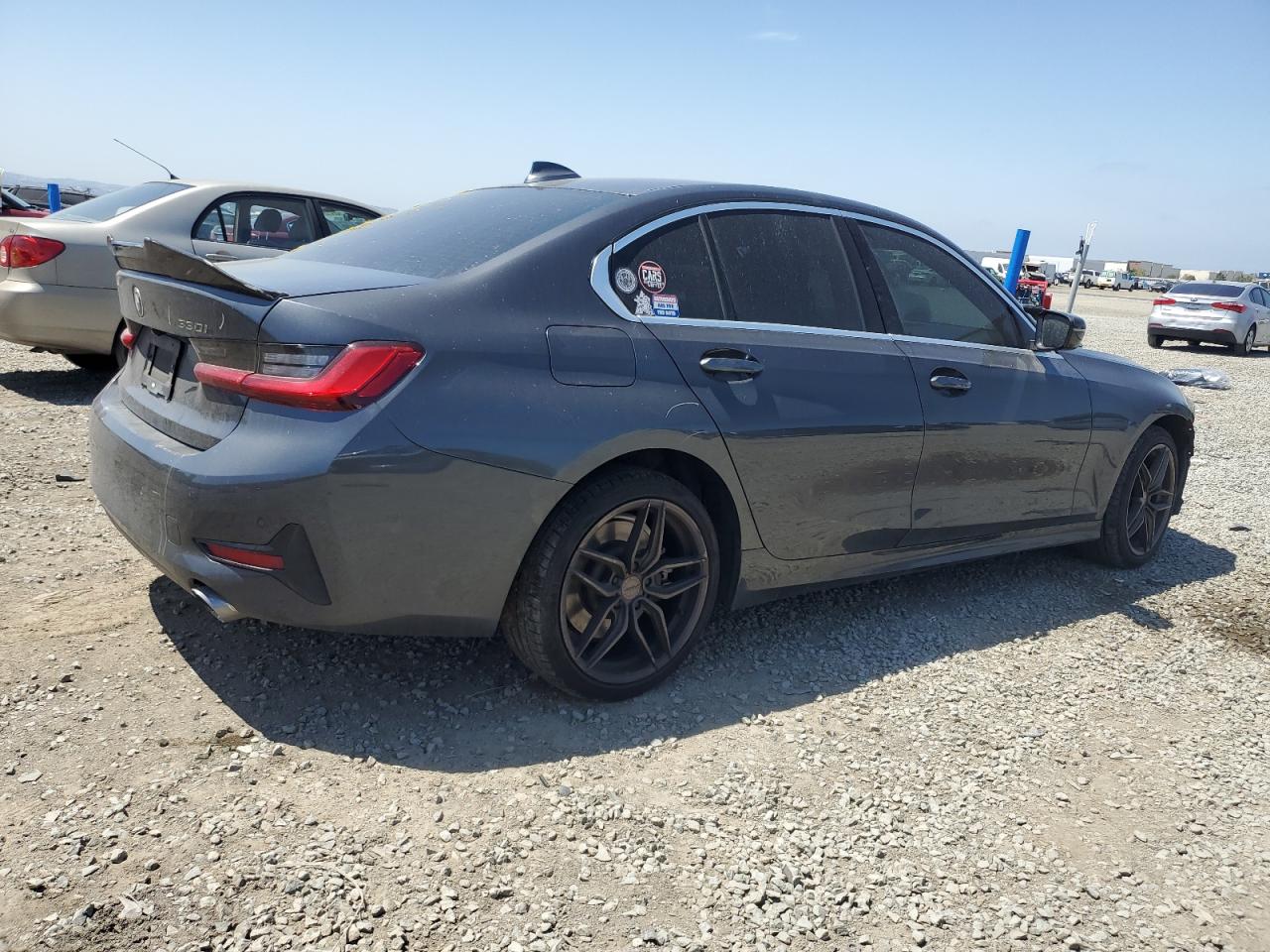 2020 Bmw 330i Gray vin: WBA5R1C08LFH47246