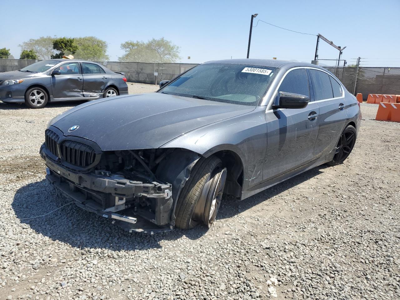 2020 Bmw 330i Gray vin: WBA5R1C08LFH47246