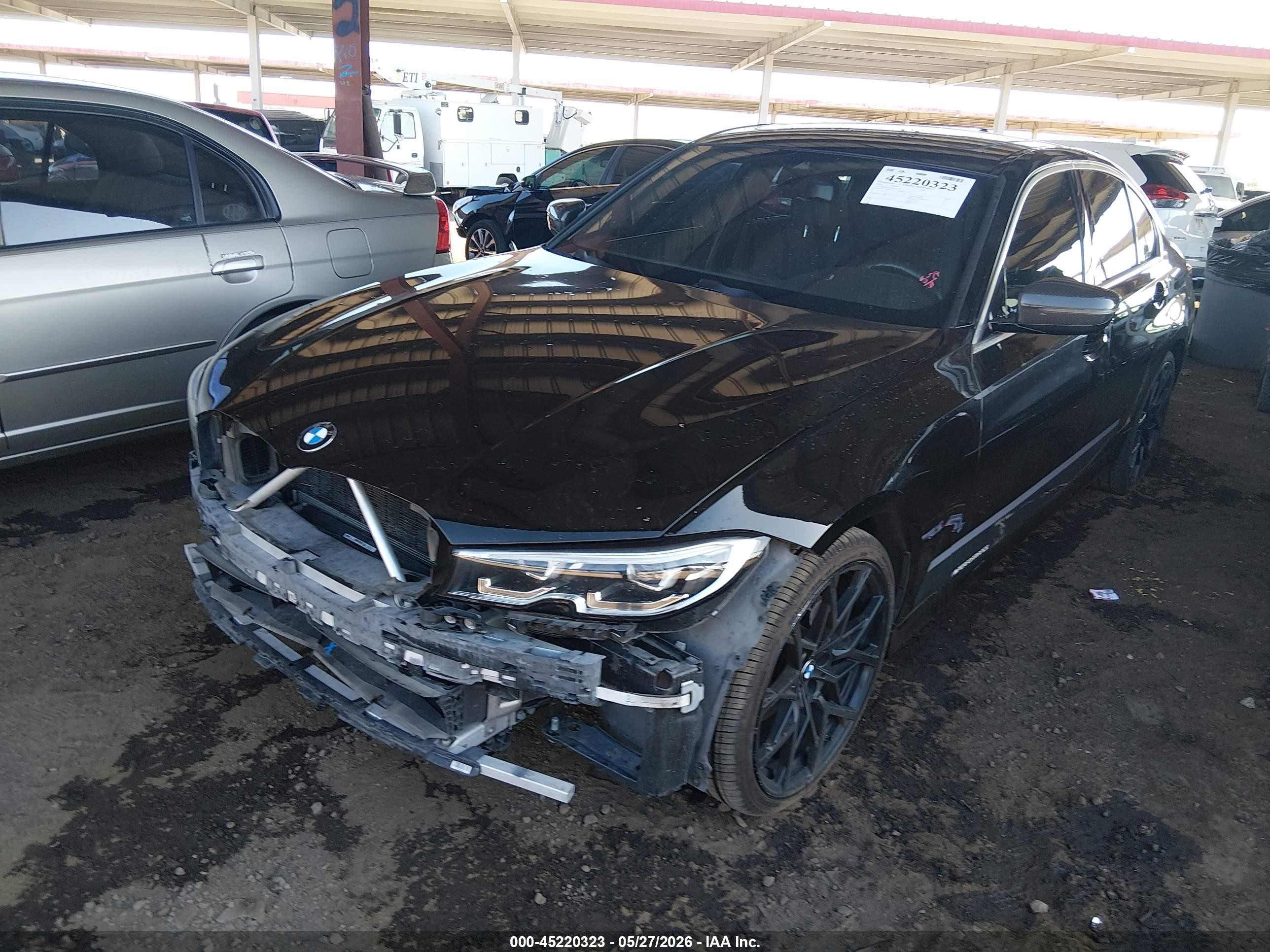2020 Bmw 330i   Black vin: WBA5R1C09LFH38104