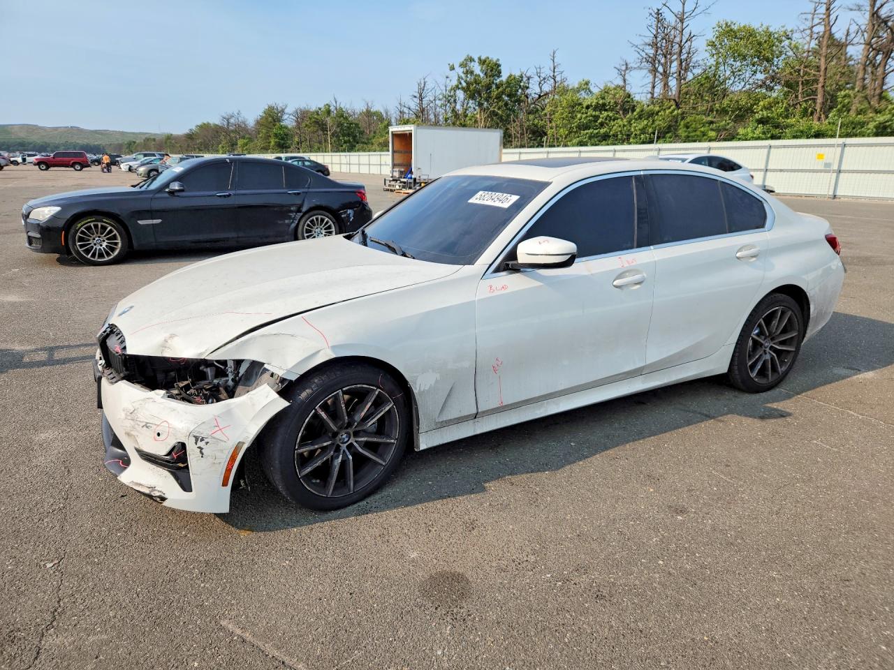 2020 Bmw 330xi White vin: WBA5R7C03LFH41356