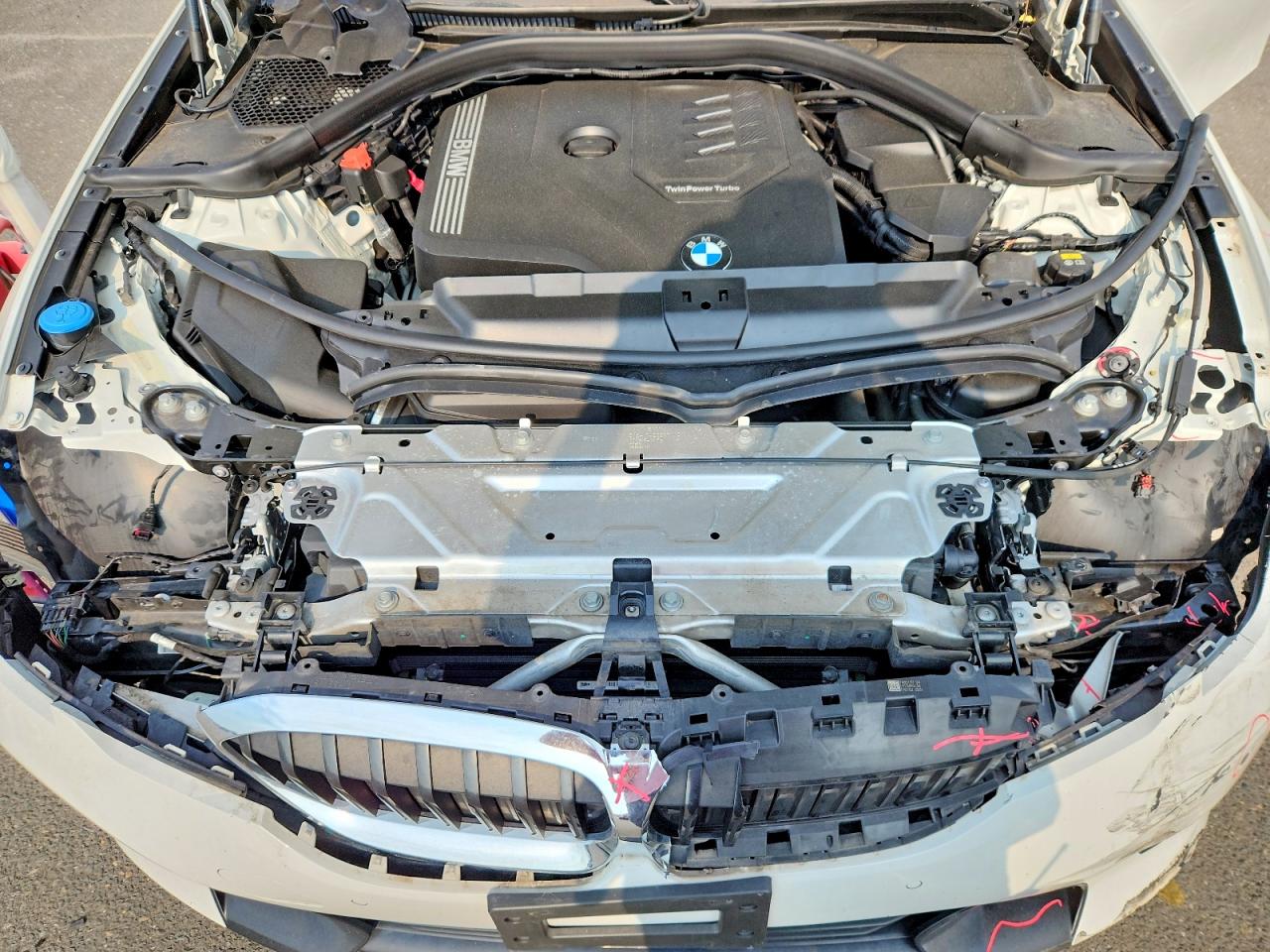 2020 Bmw 330xi Белый vin: WBA5R7C03LFH41356