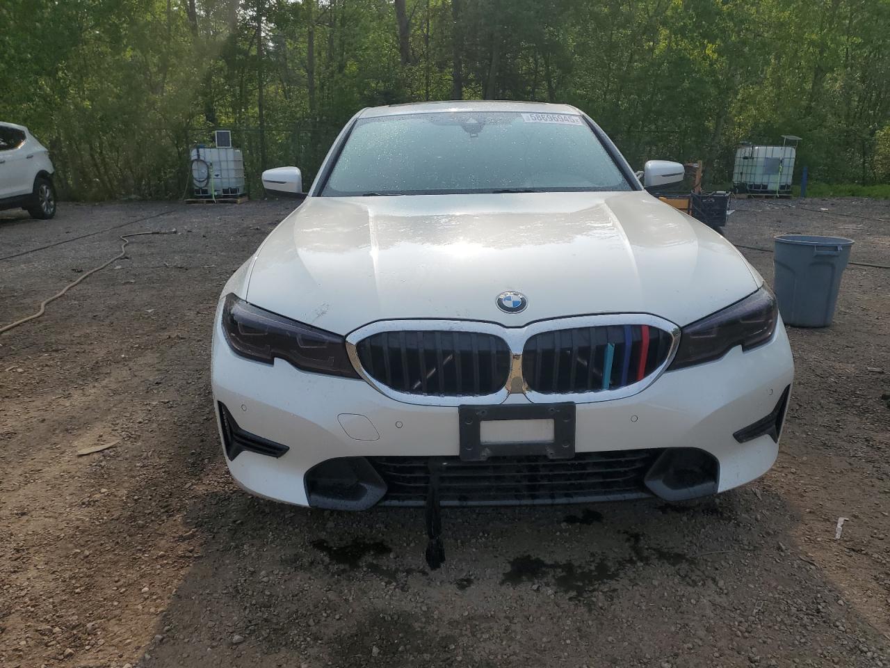 2020 Bmw 330xi    White vin: WBA5R7C04LFH53418