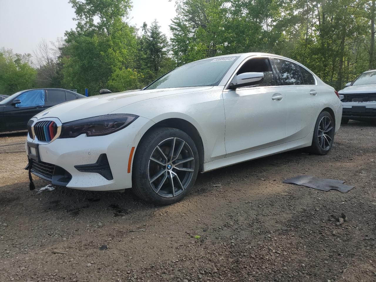 2020 Bmw 330xi    White vin: WBA5R7C04LFH53418