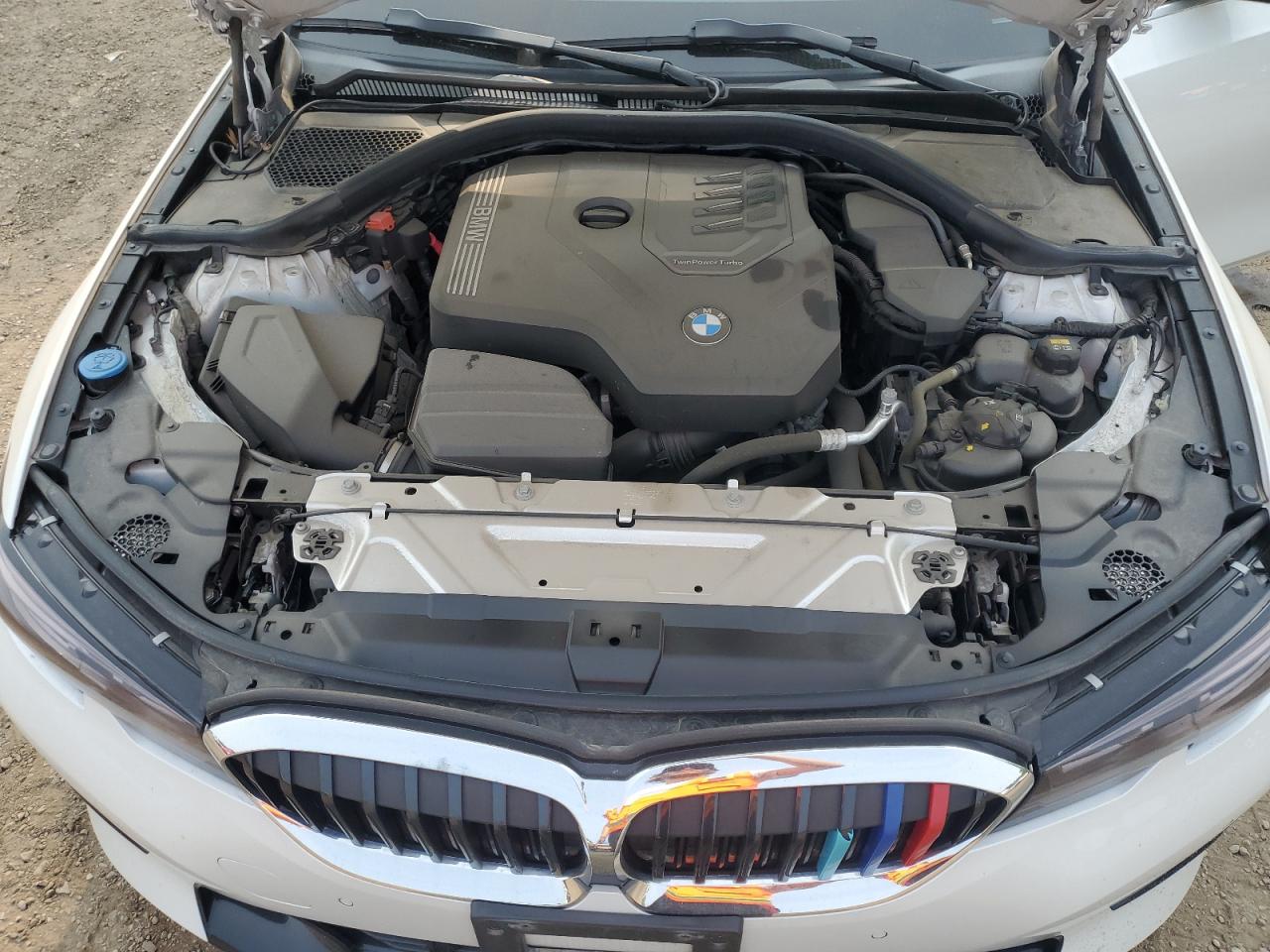 2020 Bmw 330xi    White vin: WBA5R7C04LFH53418