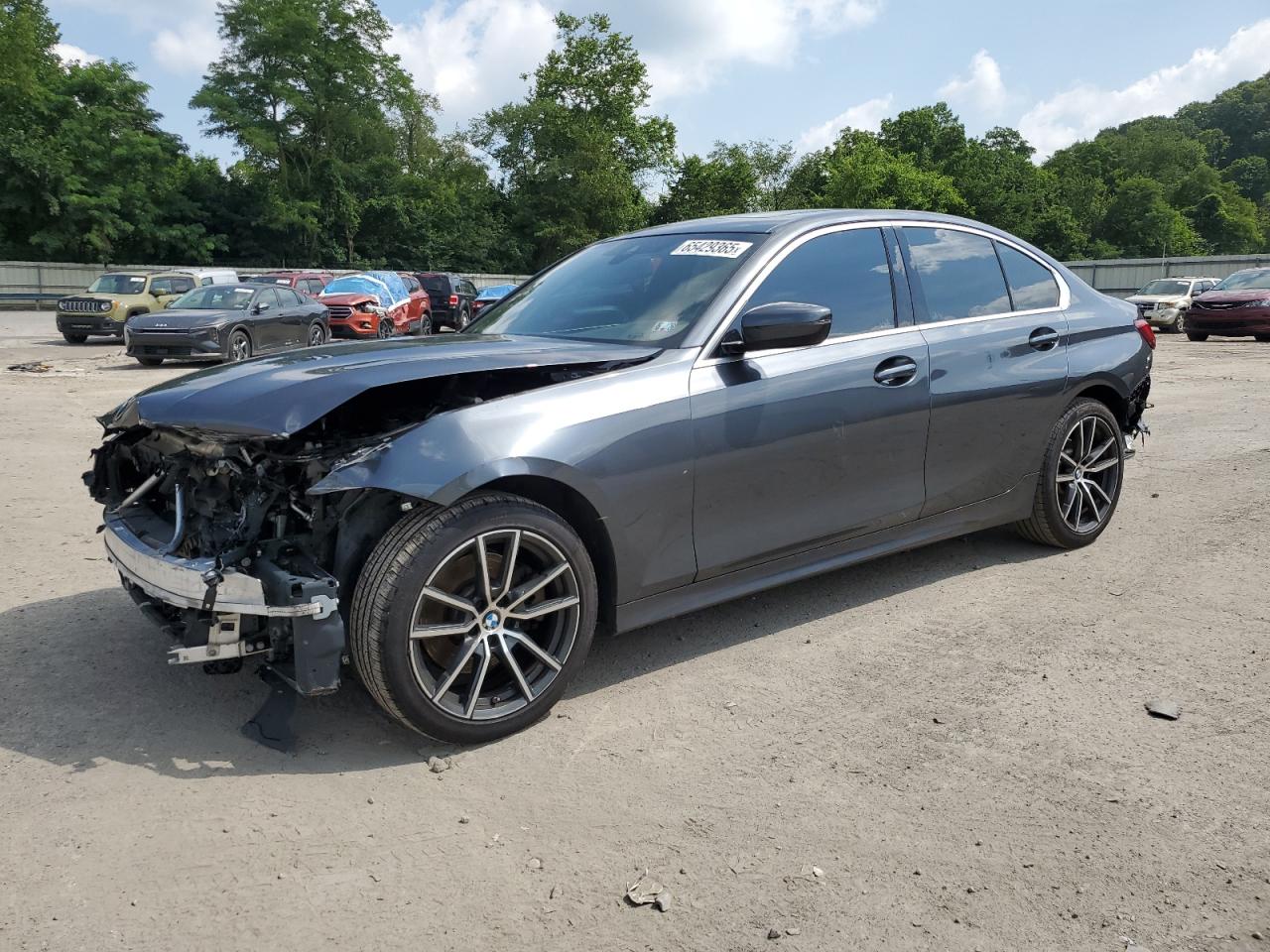 2021 Bmw 330xi    Gray vin: WBA5R7C07MFK50674