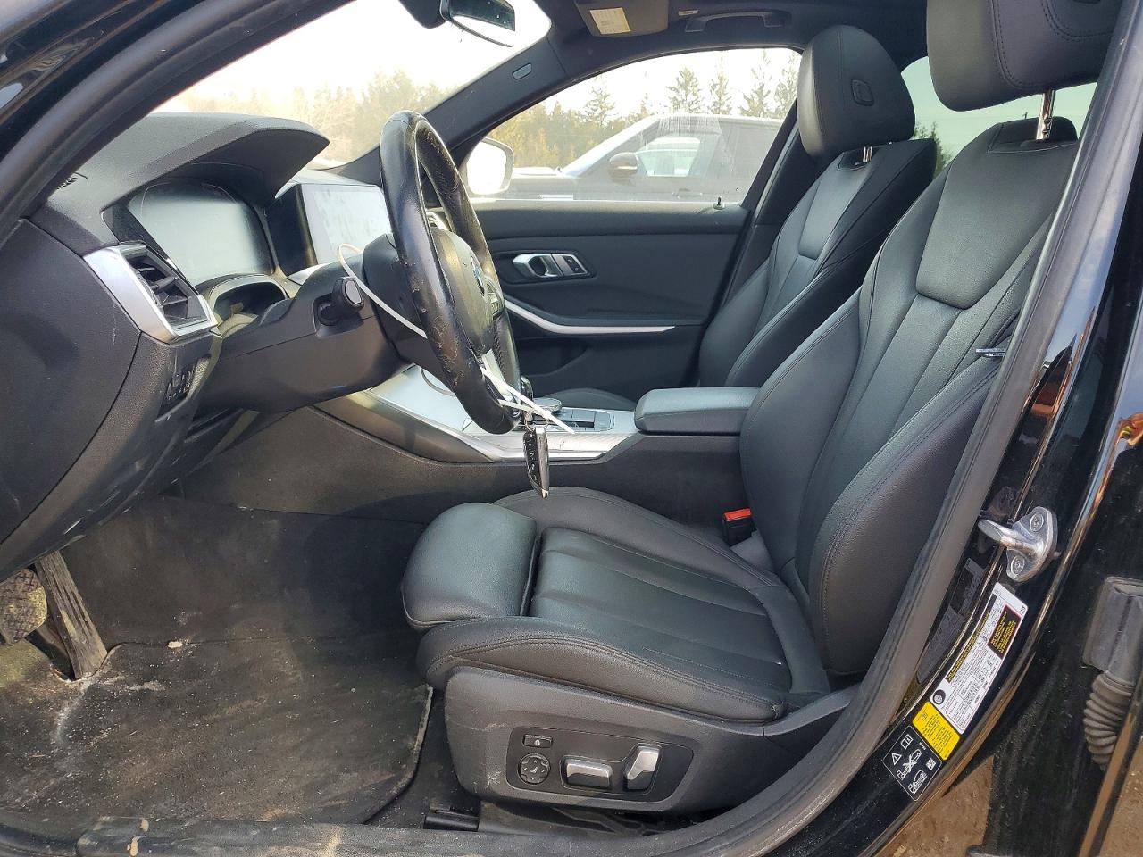 2019 Bmw 330xi Черный vin: WBA5R7C51KAJ82944