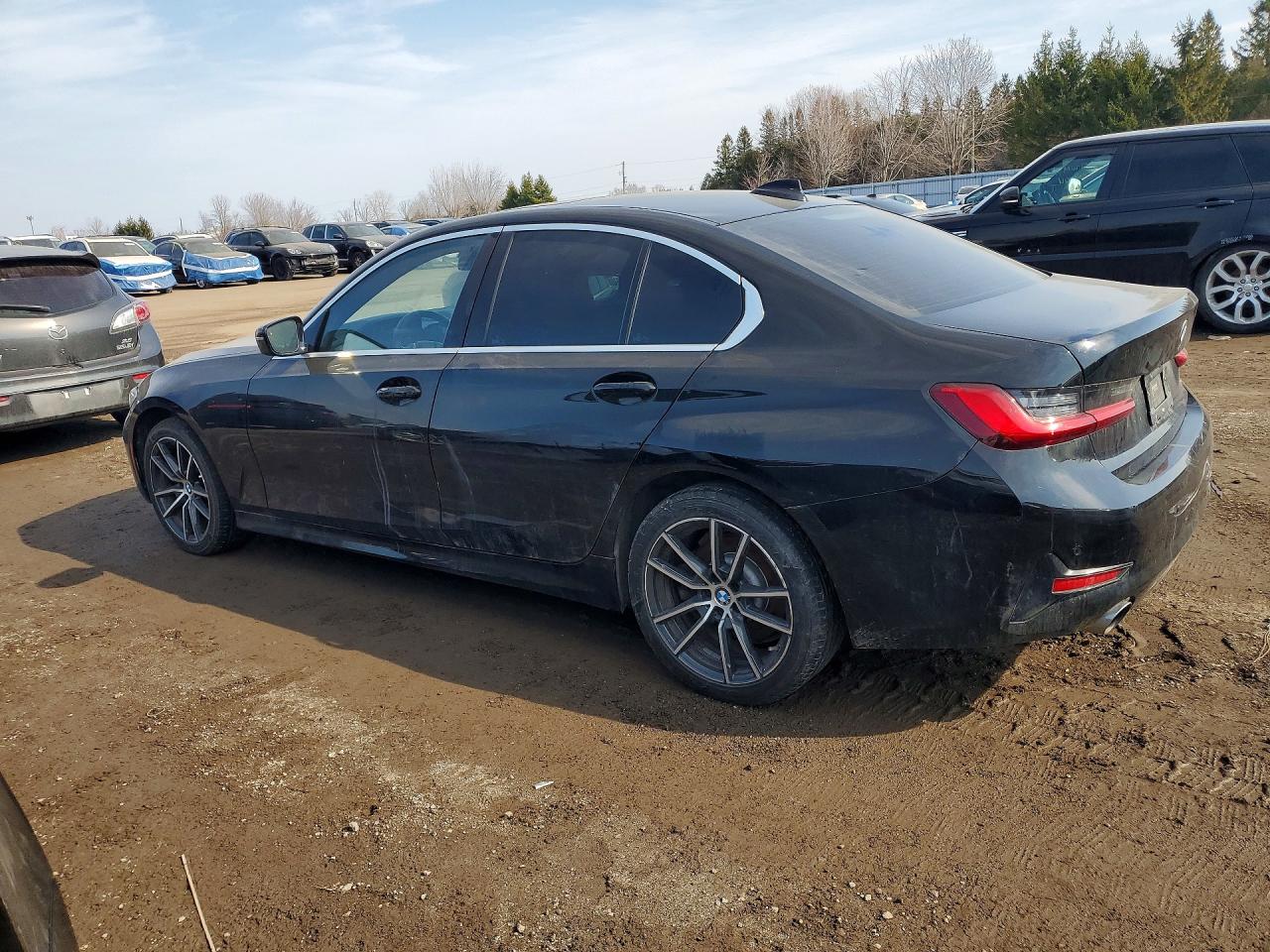 2019 Bmw 330xi Черный vin: WBA5R7C51KAJ82944