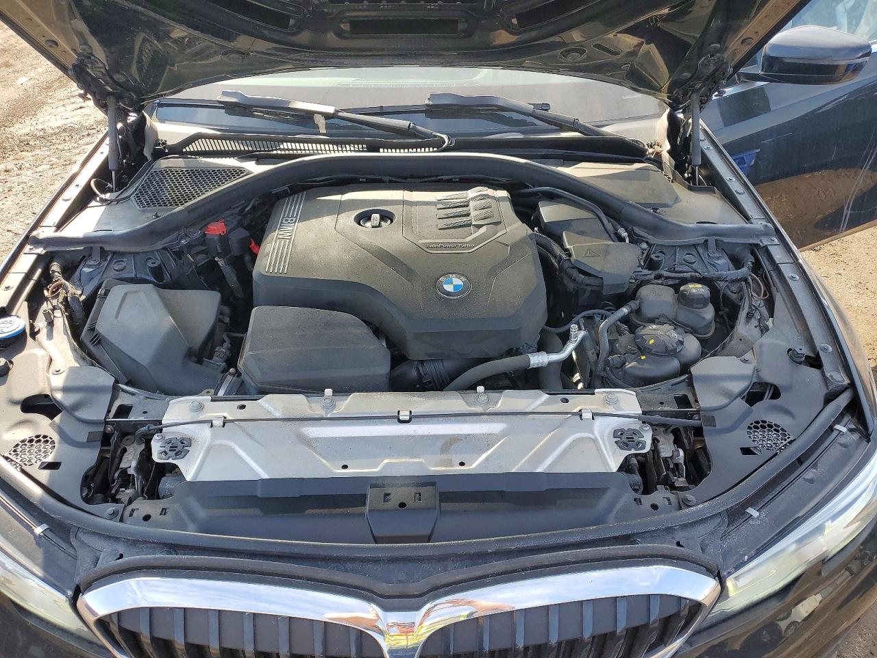 2019 Bmw 330xi Черный vin: WBA5R7C51KAJ82944